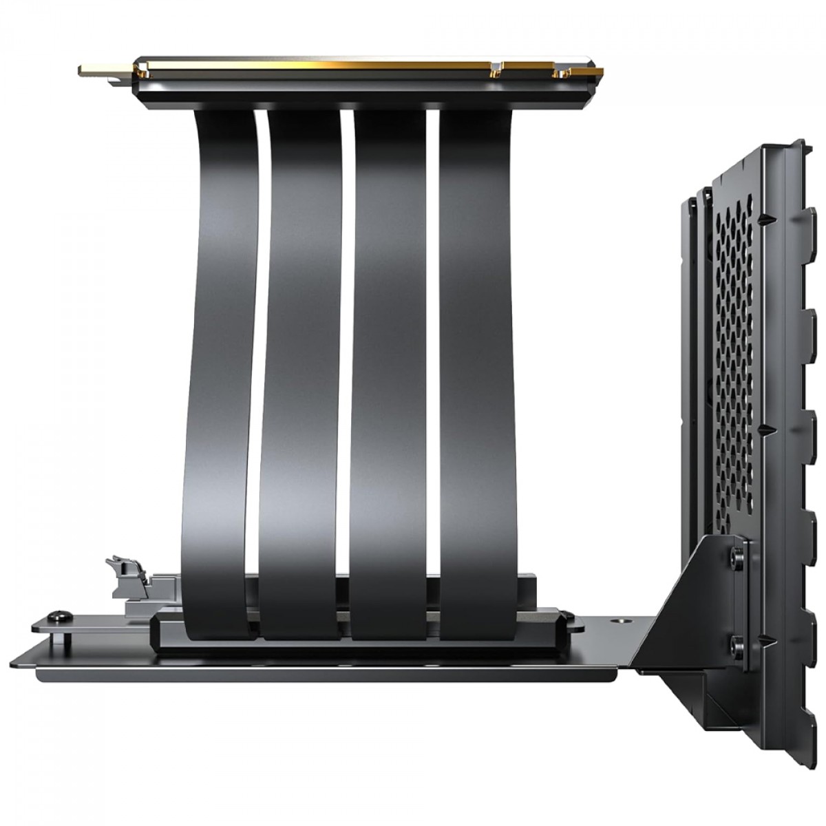 Kit De Suporte Para GPU Vertical Montech, PCIe 4.0, 200mm, Preto