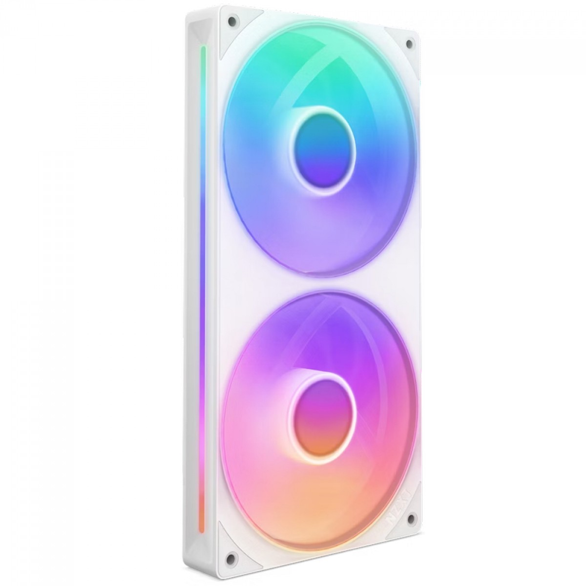 Kit Fan 240mm NZXT F240 RGB Core, 2 Ventoinhas De 120mm, Single