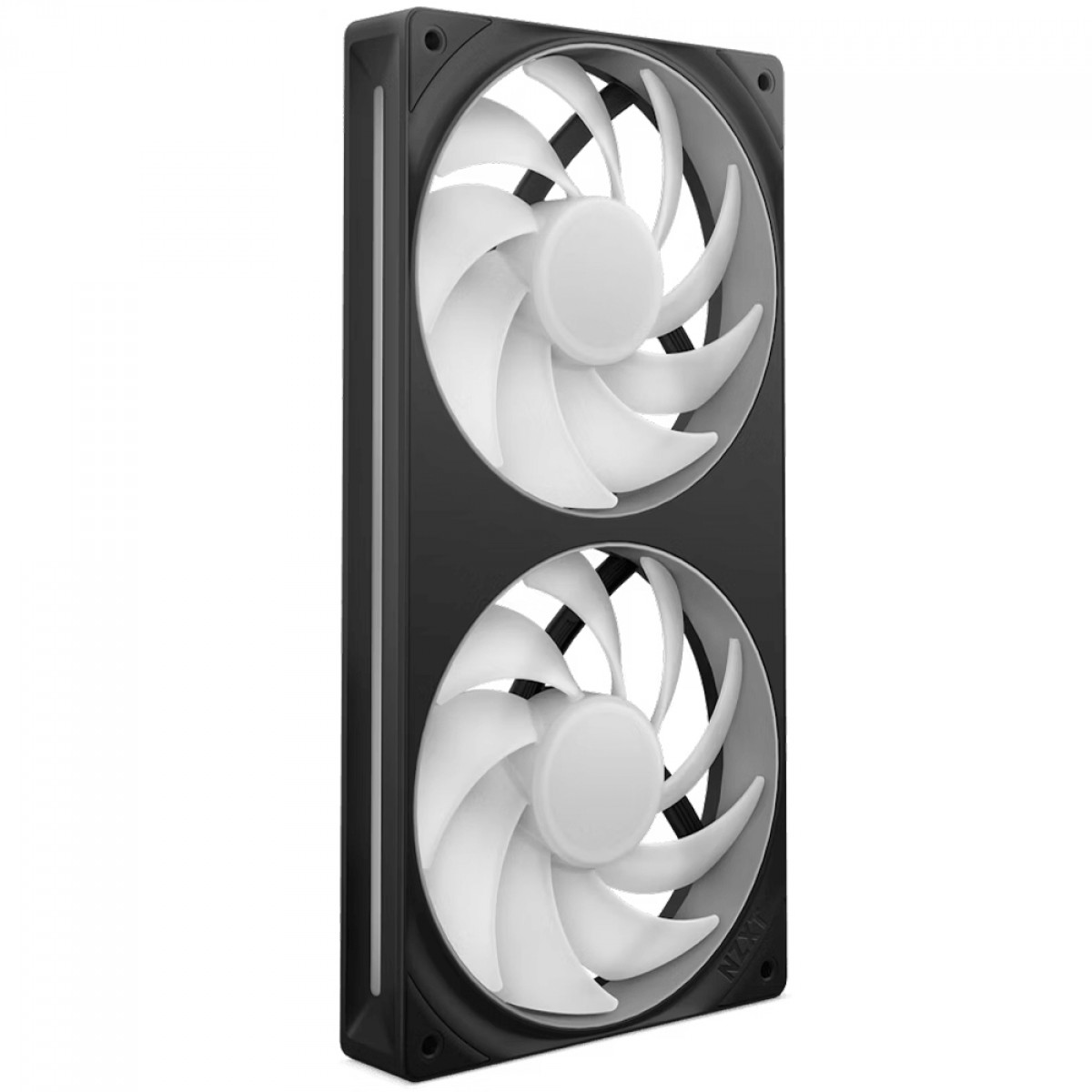 Kit Fan 240mm NZXT F240 RGB Core, 2 Ventoinhas De 120mm, Single-Frame, Preto, RF-U24HF-B1