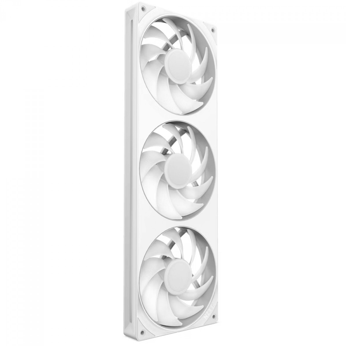 Kit Fan 360mm NZXT F360 RGB Core, 3 Ventoinhas De 120mm, Single-Frame, Branco, RF-U36HF-W1