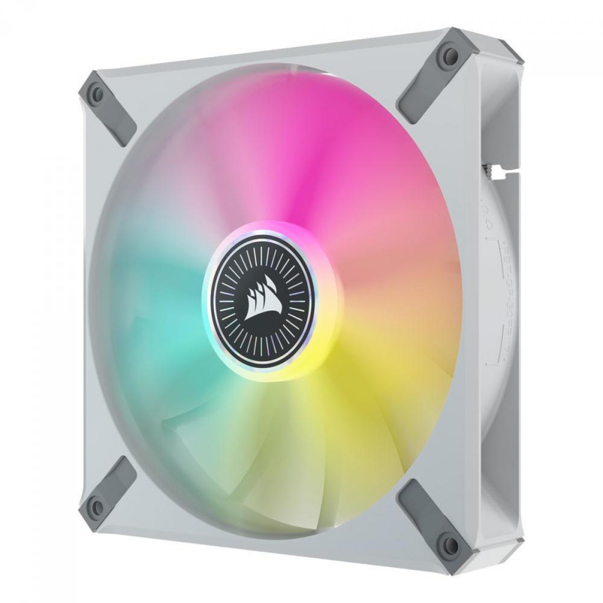 Kit Fan Com 2 Unidades Corsair Icue ML140 Elite Premium, RGB, 140mm, White, CO-9050119-WW