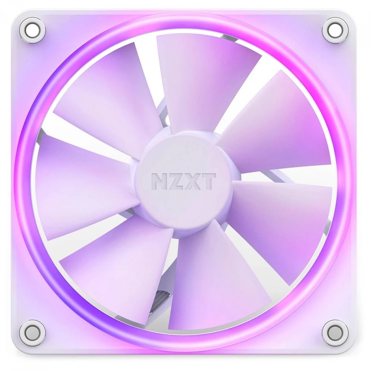 Kit Fan Com 2 Unidades NZXT 140 RGB, 140mm, White, RF-R14DF-W1