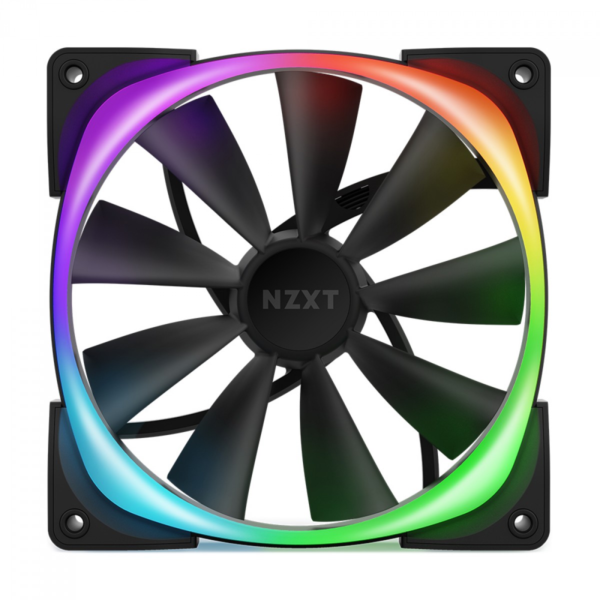 Kit Fan com 2 Unidades NZXT AER RGB 2, 140mm, Black, HF-2814C-DB