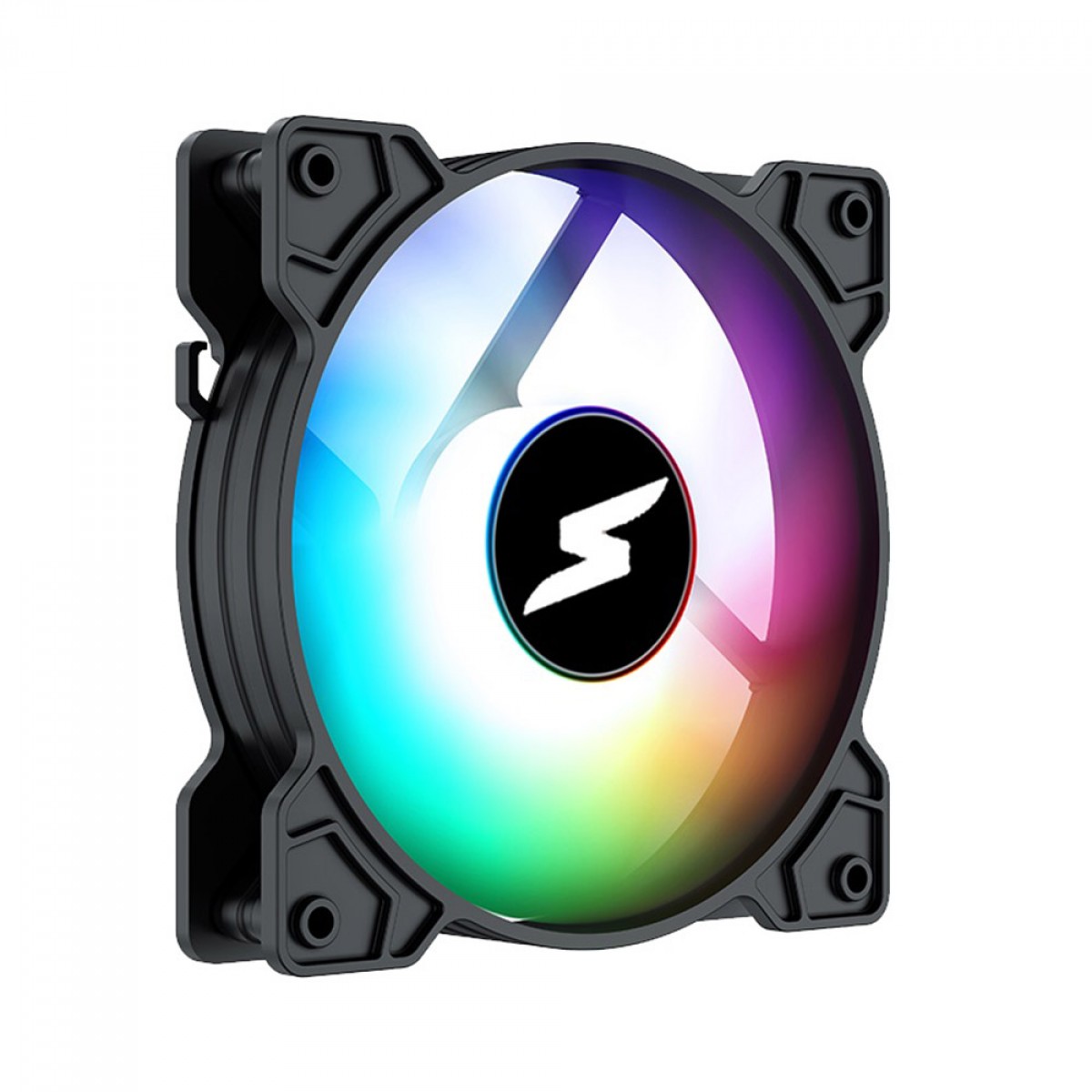 Kit Fan Com 2 Unidades SuperFrame Swift, ARGB, 120mm, Com Controladora, Black, SF-03-ARGB Kits x2