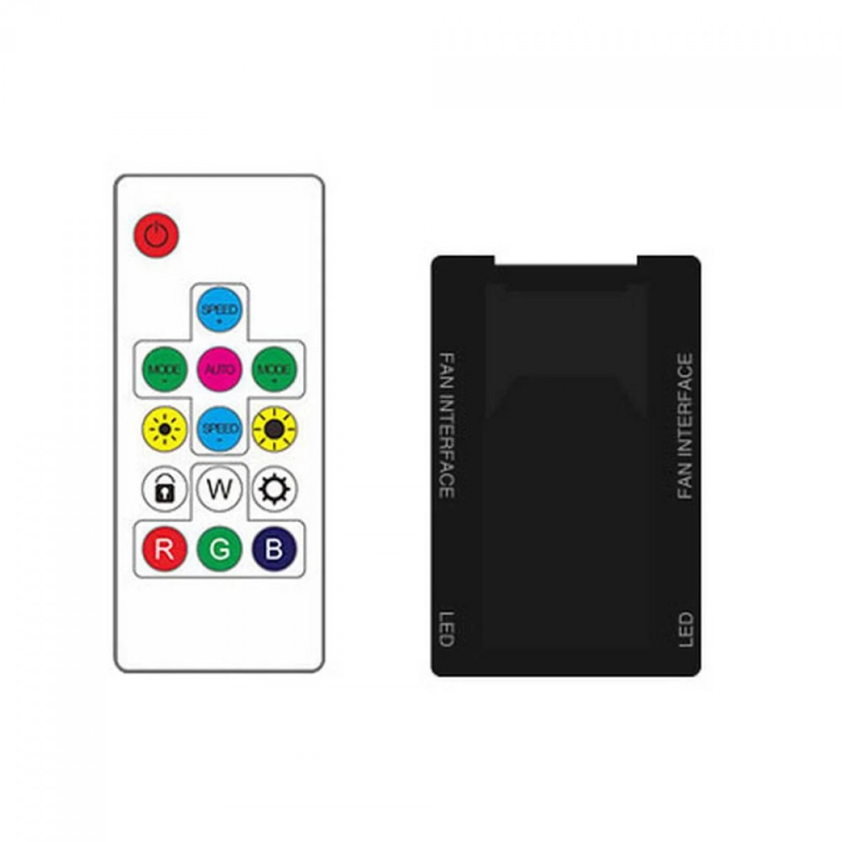 Kit Fan Com 3 Unidades 1STPLAYER, ARGB, 120mm, Com Controladora, FIS-BK-COMBO