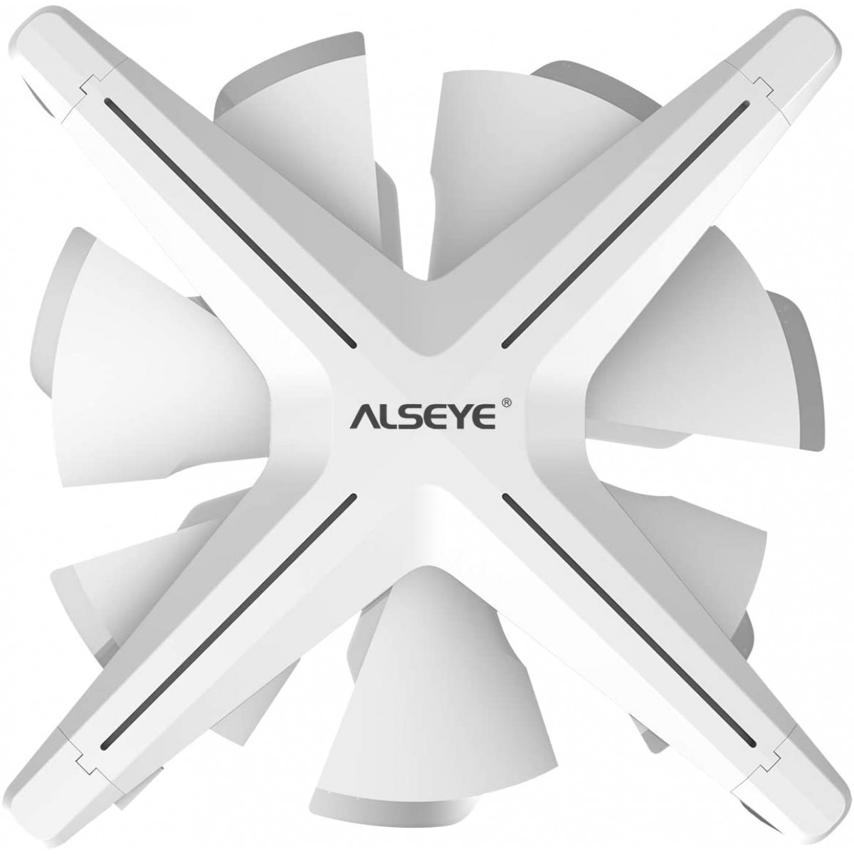 Kit Fan com 3 Unidades Alseye X12, ARGB, White, 120mm