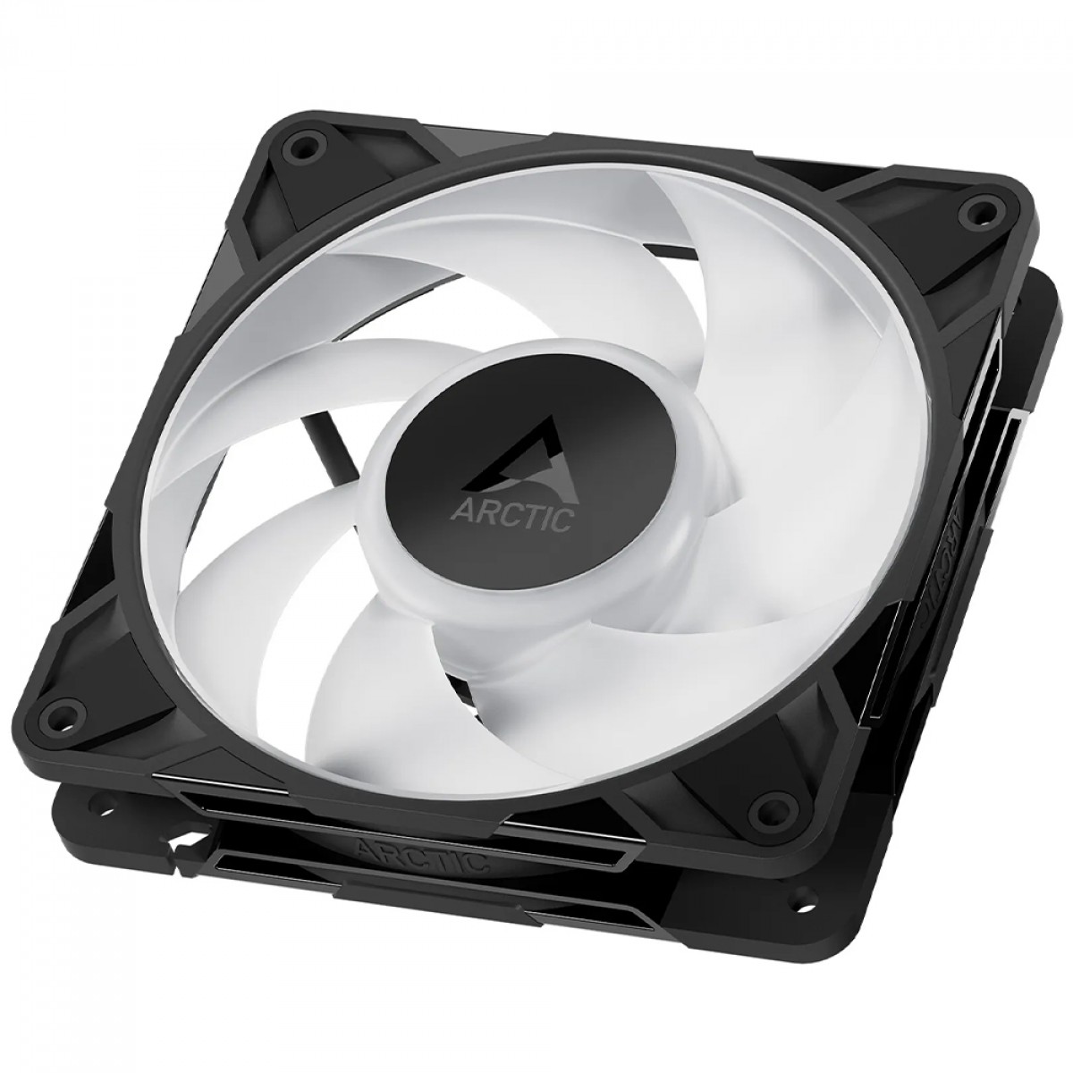 Kit Fan Com 3 Unidades Arctic P12 Pro, ARGB, 120mm, PWM, Preto, ACFAN00310A