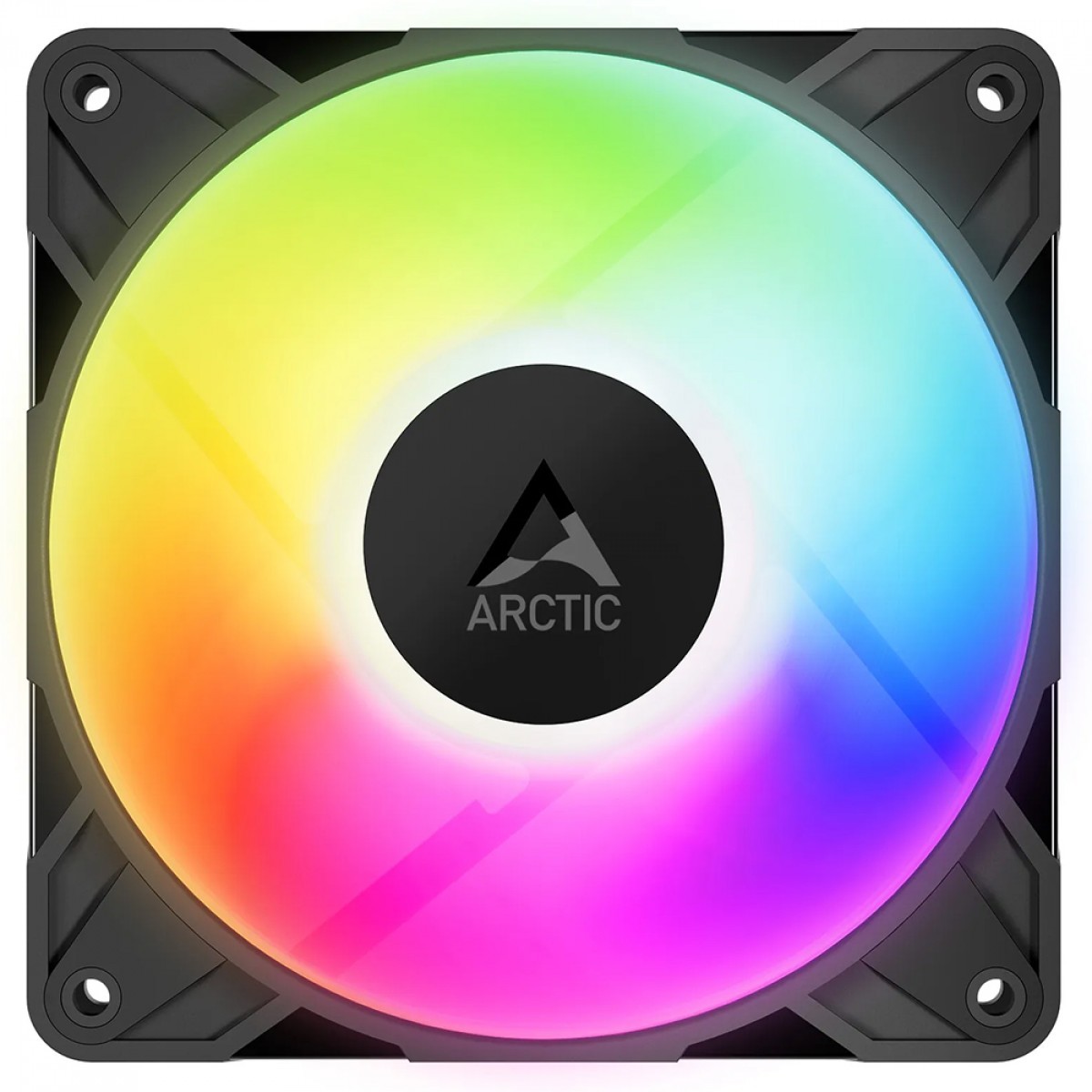 Kit Fan Com 3 Unidades Arctic P12 Pro Reverse, ARGB, 120mm, PWM, Preto, ACFAN00333A