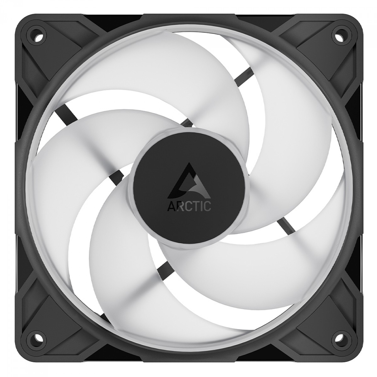 Kit Fan Com 3 Unidades Arctic P12 Pro Reverse, ARGB, 120mm, PWM, Preto, ACFAN00333A