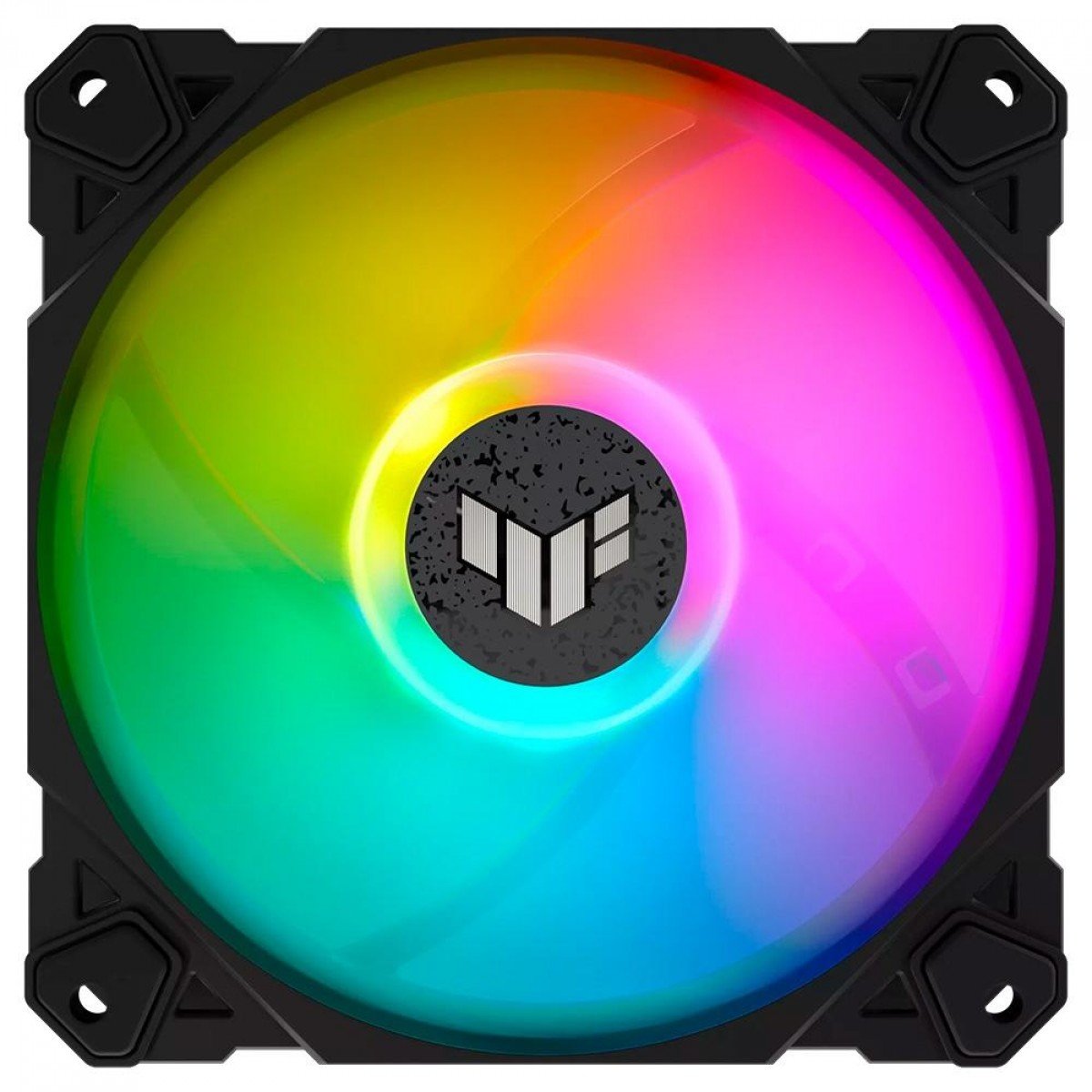 Kit Fan Com 3 Unidades Asus TUF Gaming TF120, ARGB, 120mm, Preto, 90DA0030-B00030