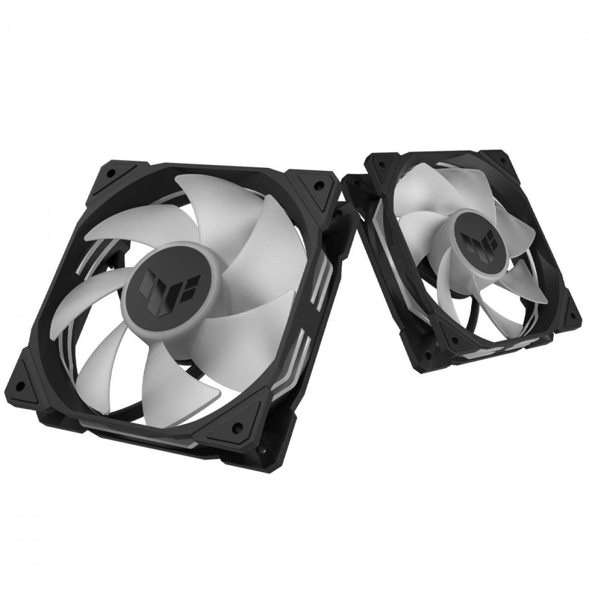 Kit Fan com 3 Unidades Asus TUF Gaming TR120, ARGB, 120mm, PWM, Preto, 90DA0090-B00020