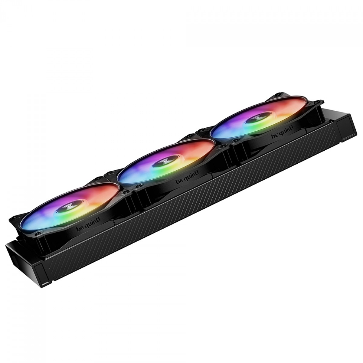 Kit Fan Com 3 Unidades Be Quiet Light Wings LX, ARGB, 120mm, PWM, Preto, BL124