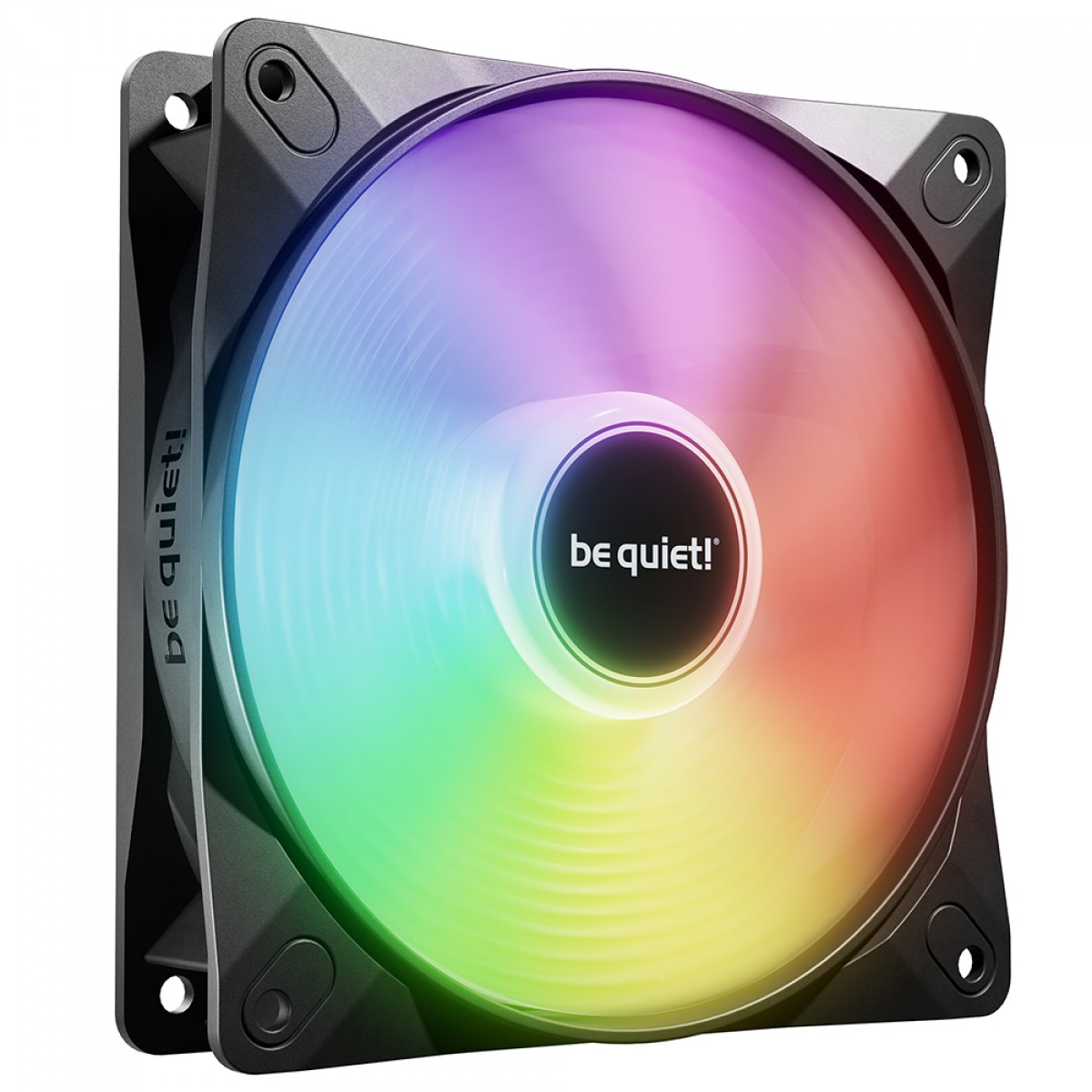Kit Fan Com 3 Unidades Be Quiet Light Wings LX, ARGB, 120mm, PWM, Preto, BL124
