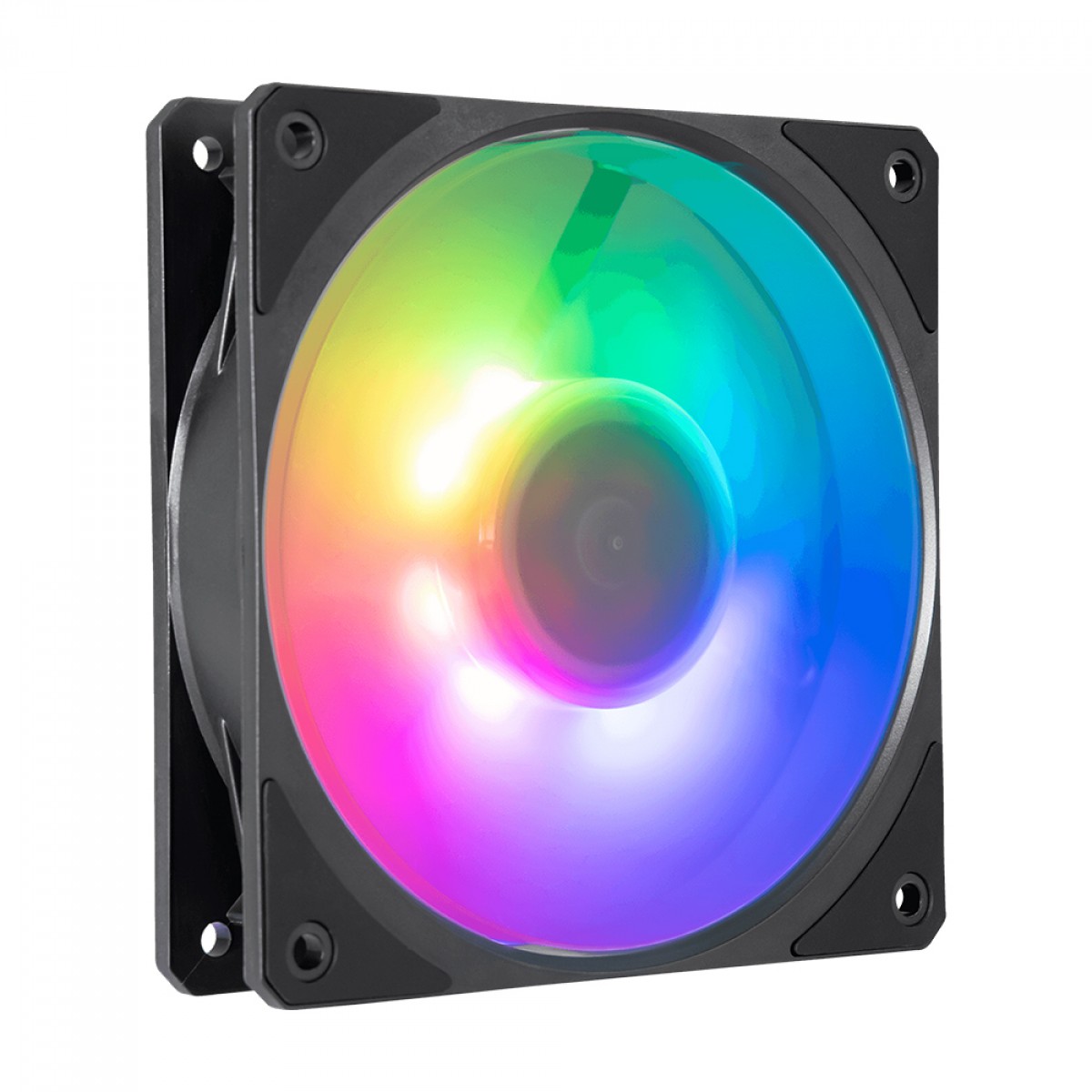 Kit Fan Com 3 Unidades Cooler Master Mobius 12P ARGB, 120mm, Com Controlador, Preto, MFZ-M2DN-243P2-R1
