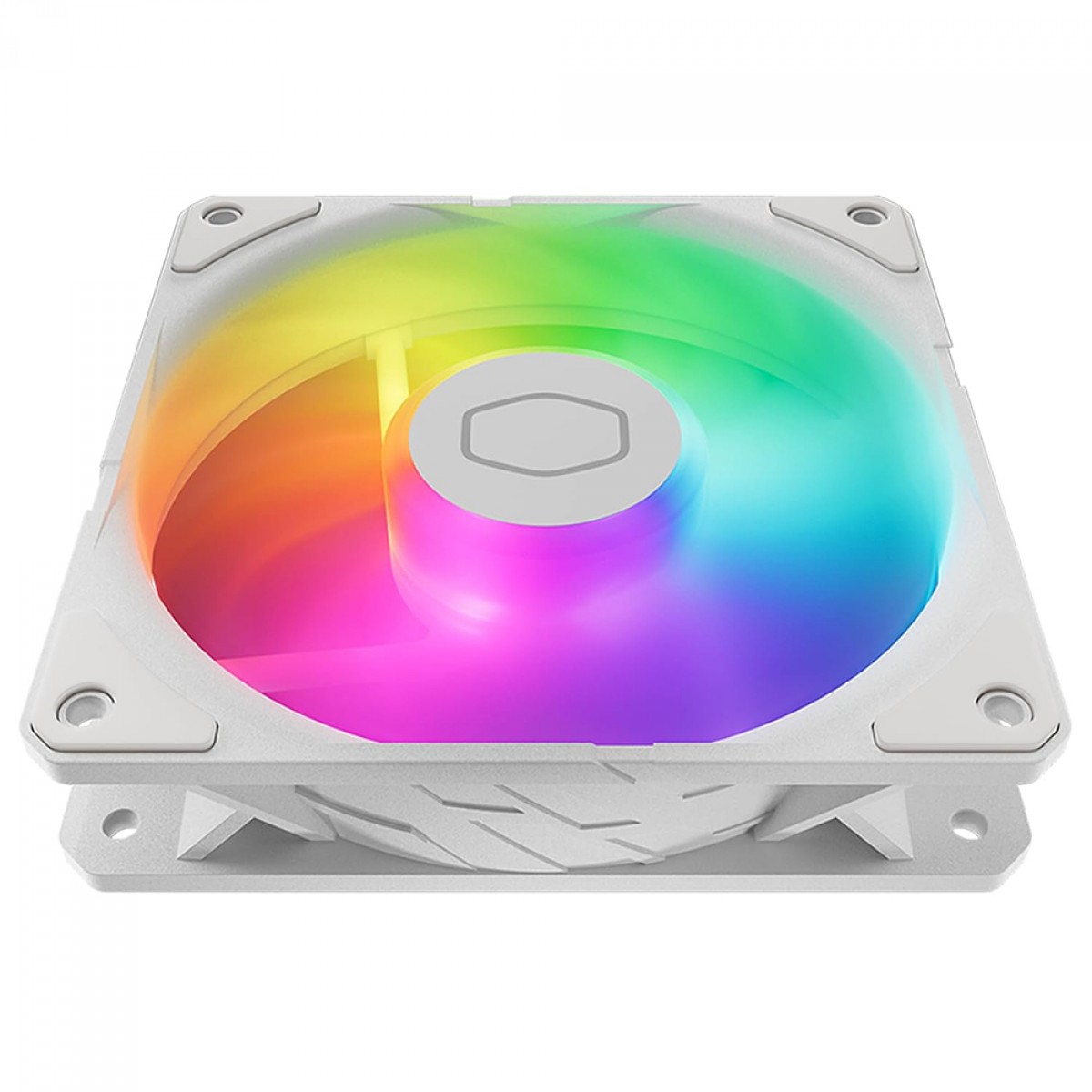 Kit Fan Com 3 Unidades Cooler Master SickleFlow Edge White Edition, ARGB, 120mm, Com Controladora, Branco, MFX-B2DW-253P2-R2