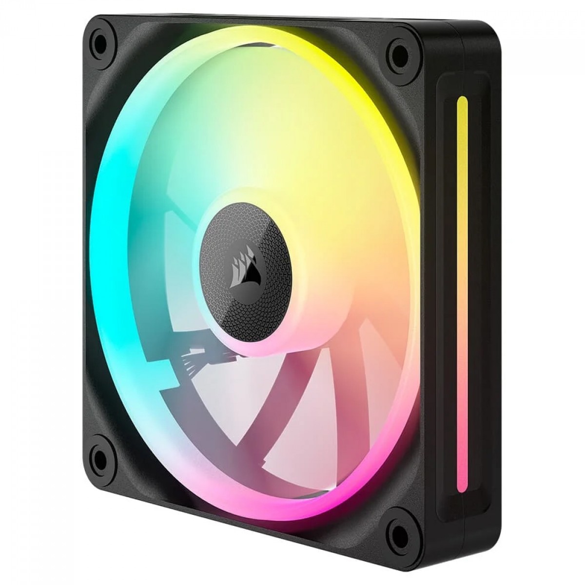 Kit Fan Com 3 Unidades Corsair iCUE LINK LX120, RGB, 120mm, Preto, CO-9051026-WW