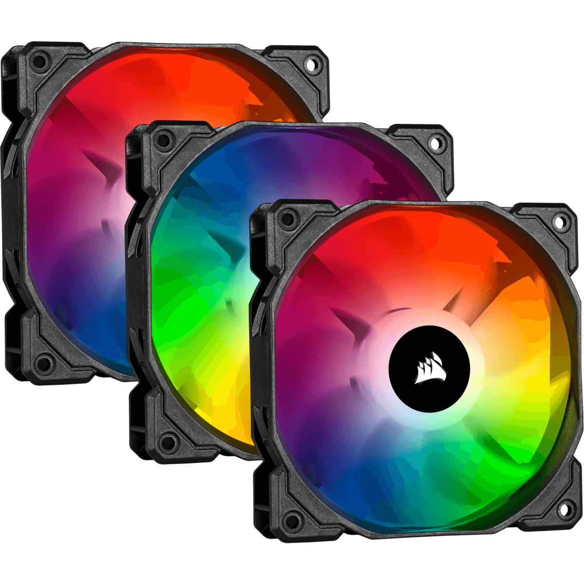Kit Fan com 3 Unidades Corsair iCue SP120, RGB Pro, 120mm, CO-9050094-WW