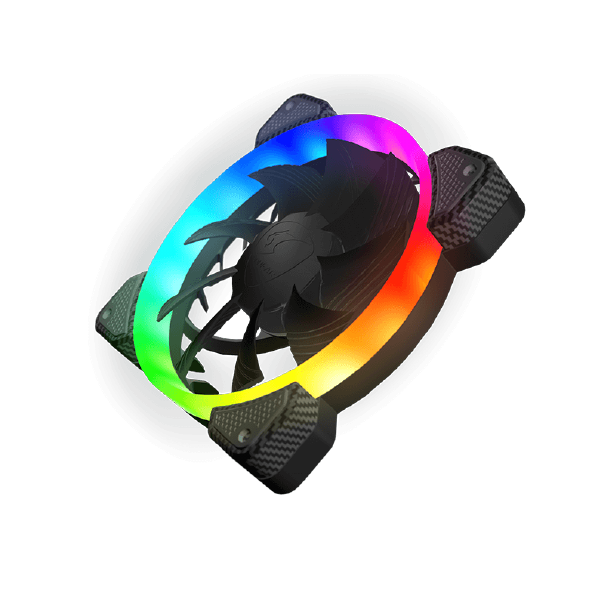 Kit Fan com 3 Unidades Cougar Vortex, RGB, FCB, Com Controladora, 120mm, CF-V12SET-FCBRGB