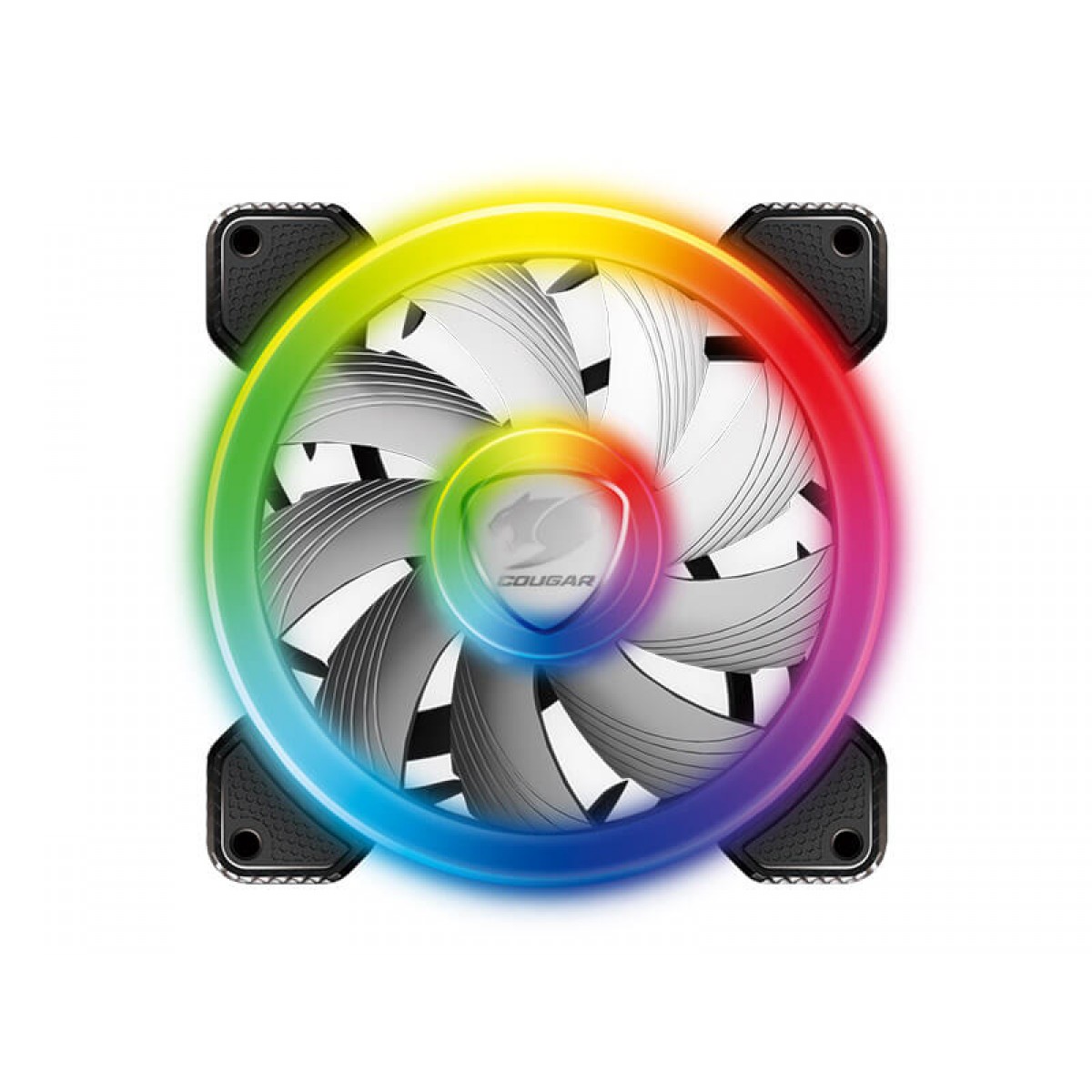 Kit Fan com 3 Unidades Cougar Vortex, RGB, SPB, 120mm, CF-V12SET-SPBRGB