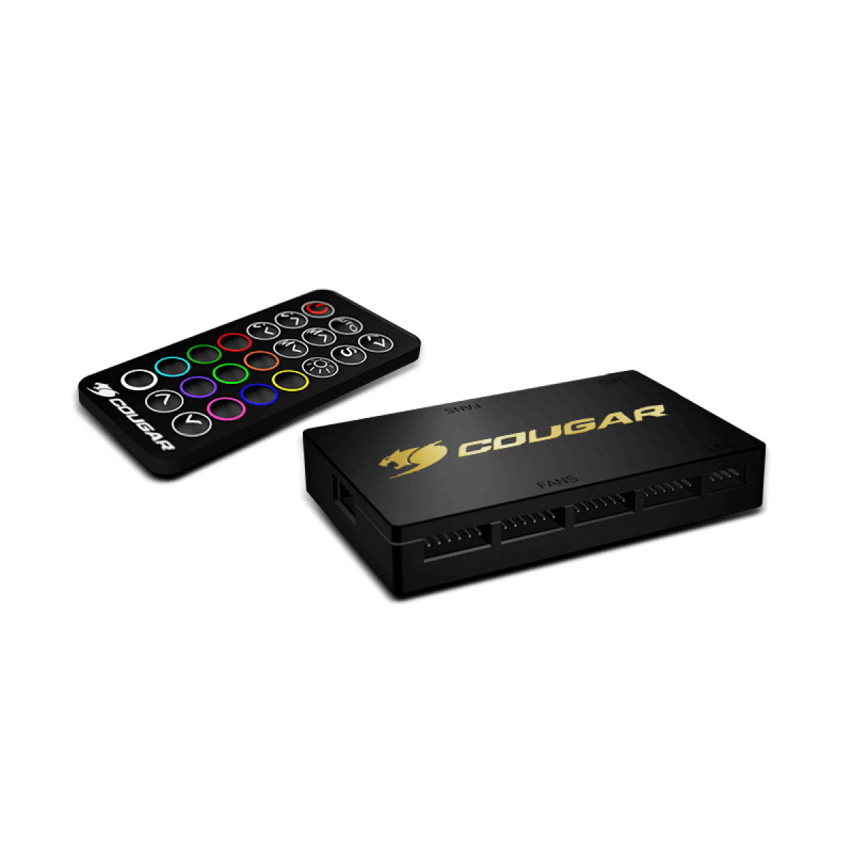 Kit Fan com 3 Unidades Cougar Vortex, RGB, SPB, 120mm, CF-V12SET-SPBRGB