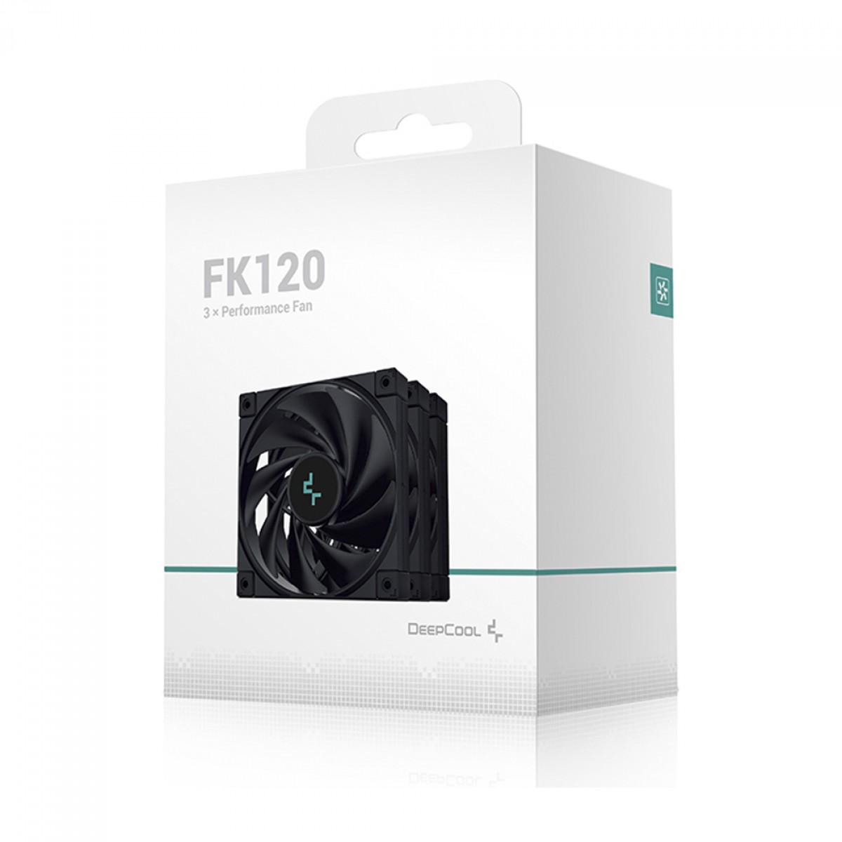 Kit Fan Com 3 Unidades DeepCool FK120, 120mm, Black, R-FK120-BKNPF3-G-1