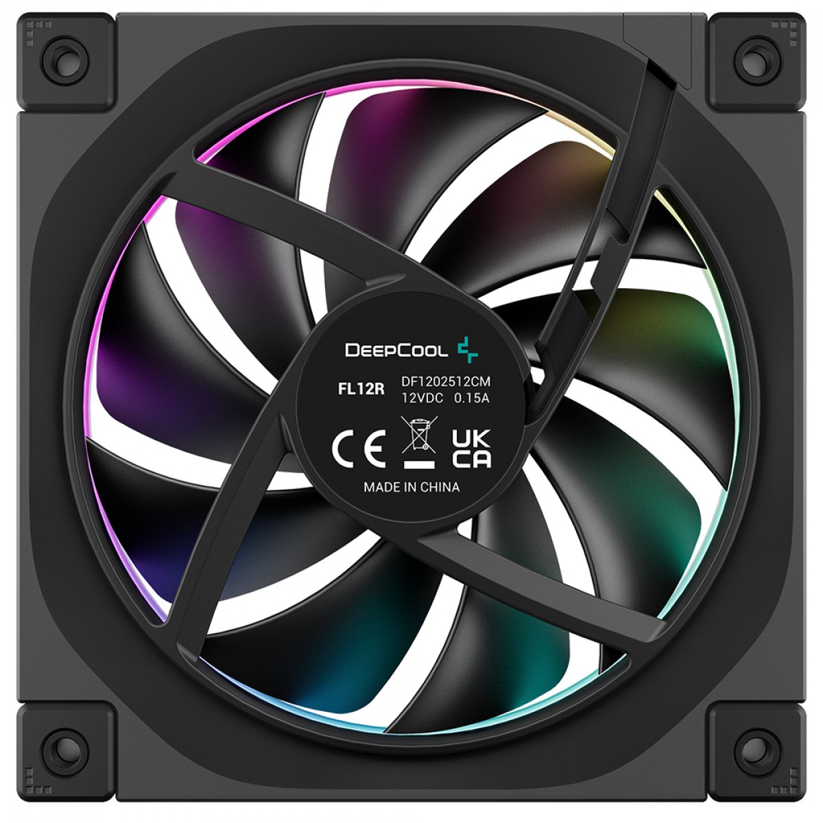 Kit 3 Fans DeepCool FL12R ARGB 120mm Reverse | Terabyte