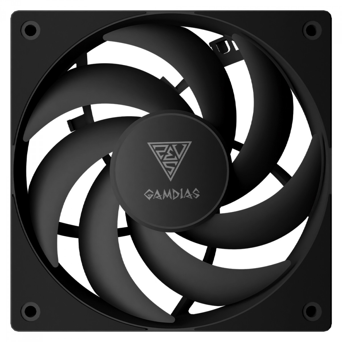 Kit Fan com 3 Unidades Gamdias Notus M1-1203, 120mm, PWM, Preto