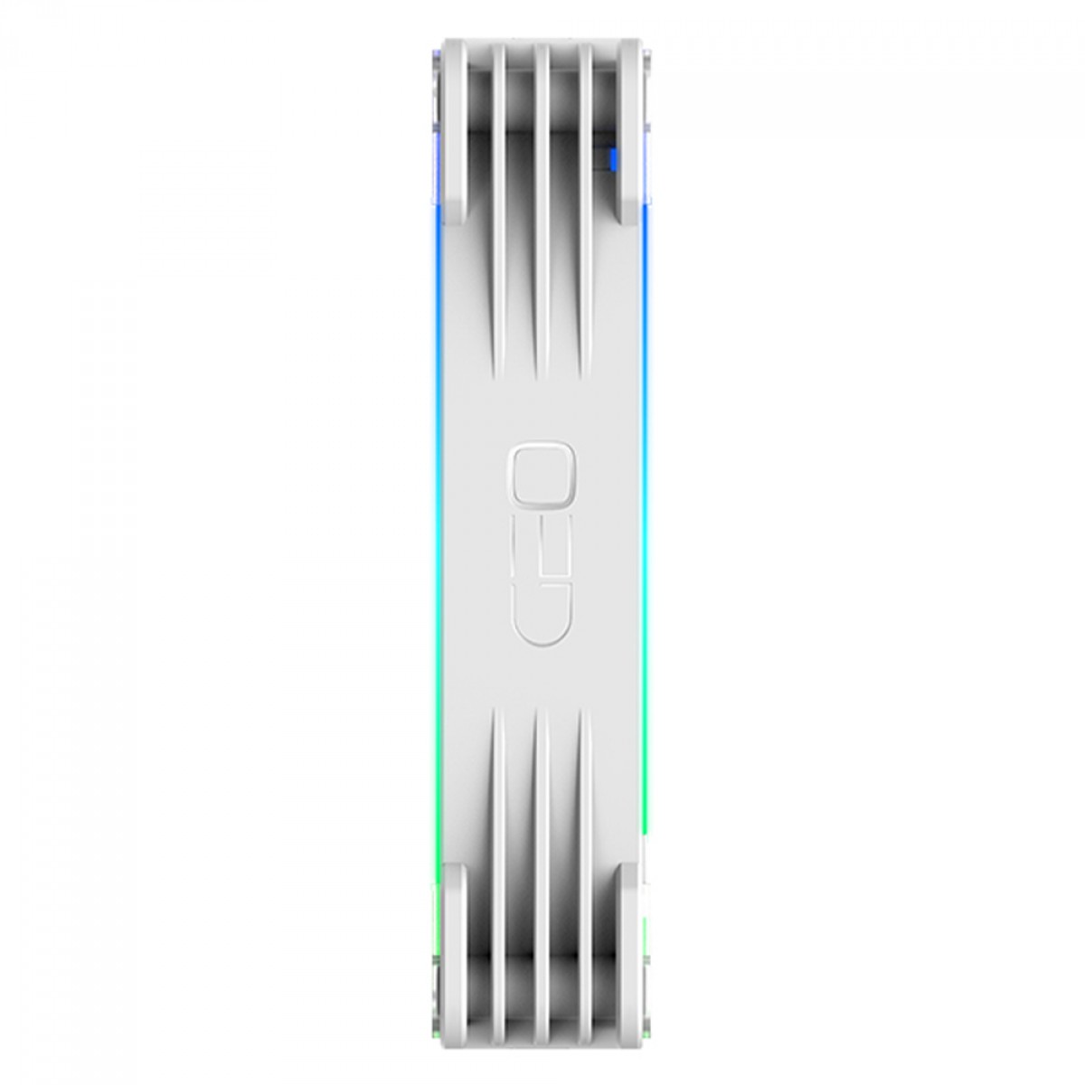 Kit Fan Com 3 Unidades Geometric Future Squama 2503W, ARGB, 120mm, PWM, Branco, GEO-S2503W-3