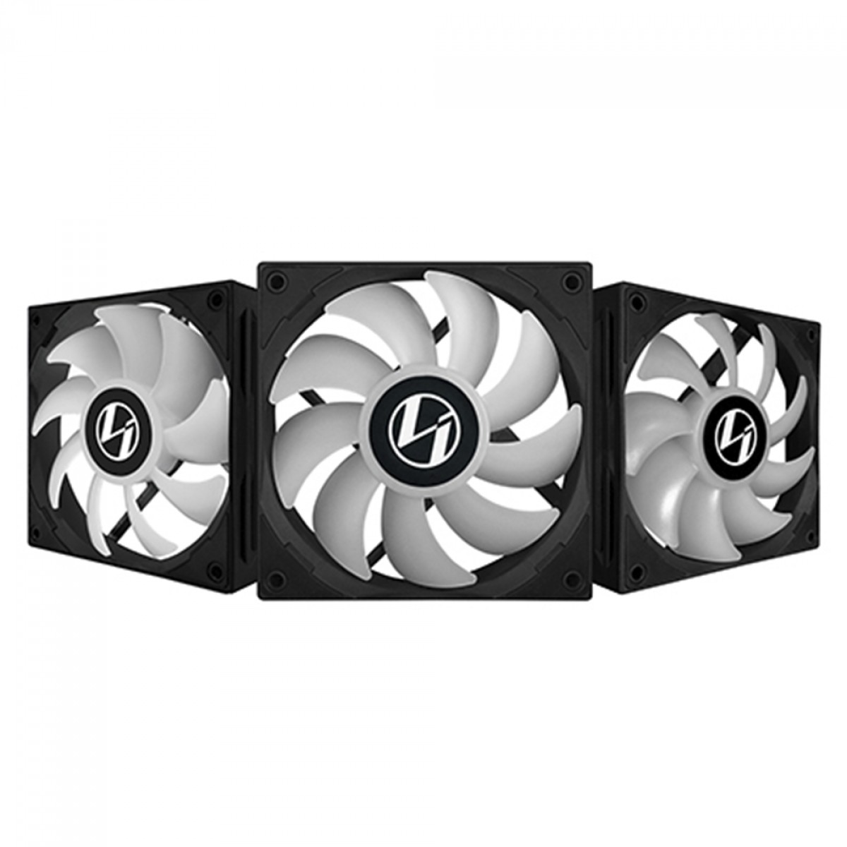 Kit Fan com 3 Unidades Lian Li ST120, ARGB, Black, 120mm, ST120-3B
