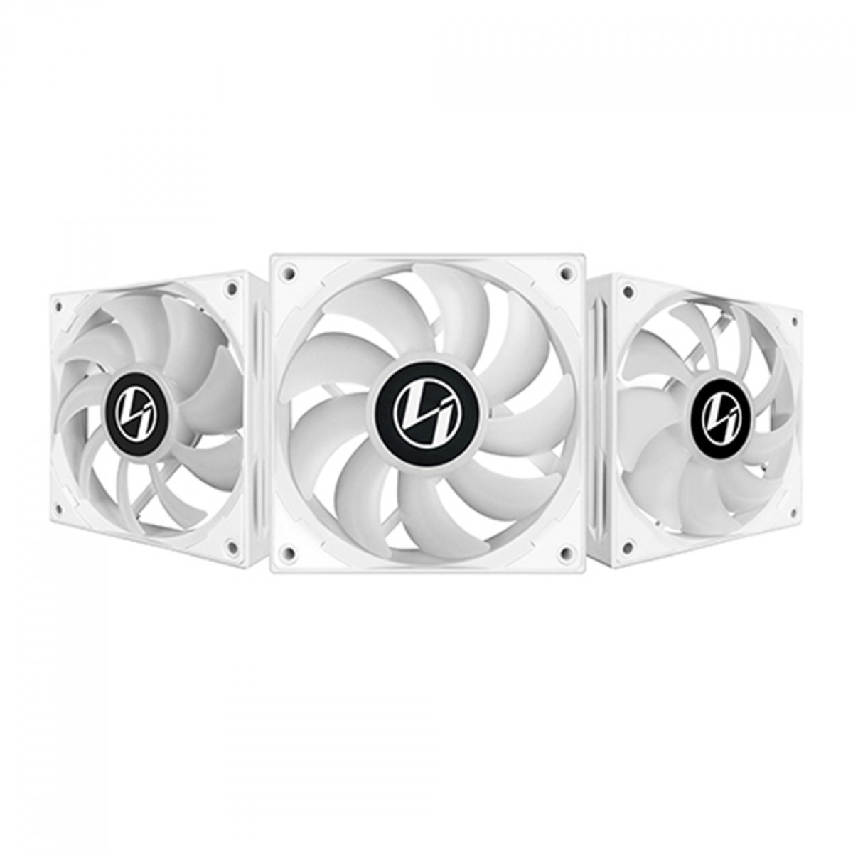 Kit Fan com 3 Unidades Lian Li ST120, ARGB, White, 120mm, ST120-3W
