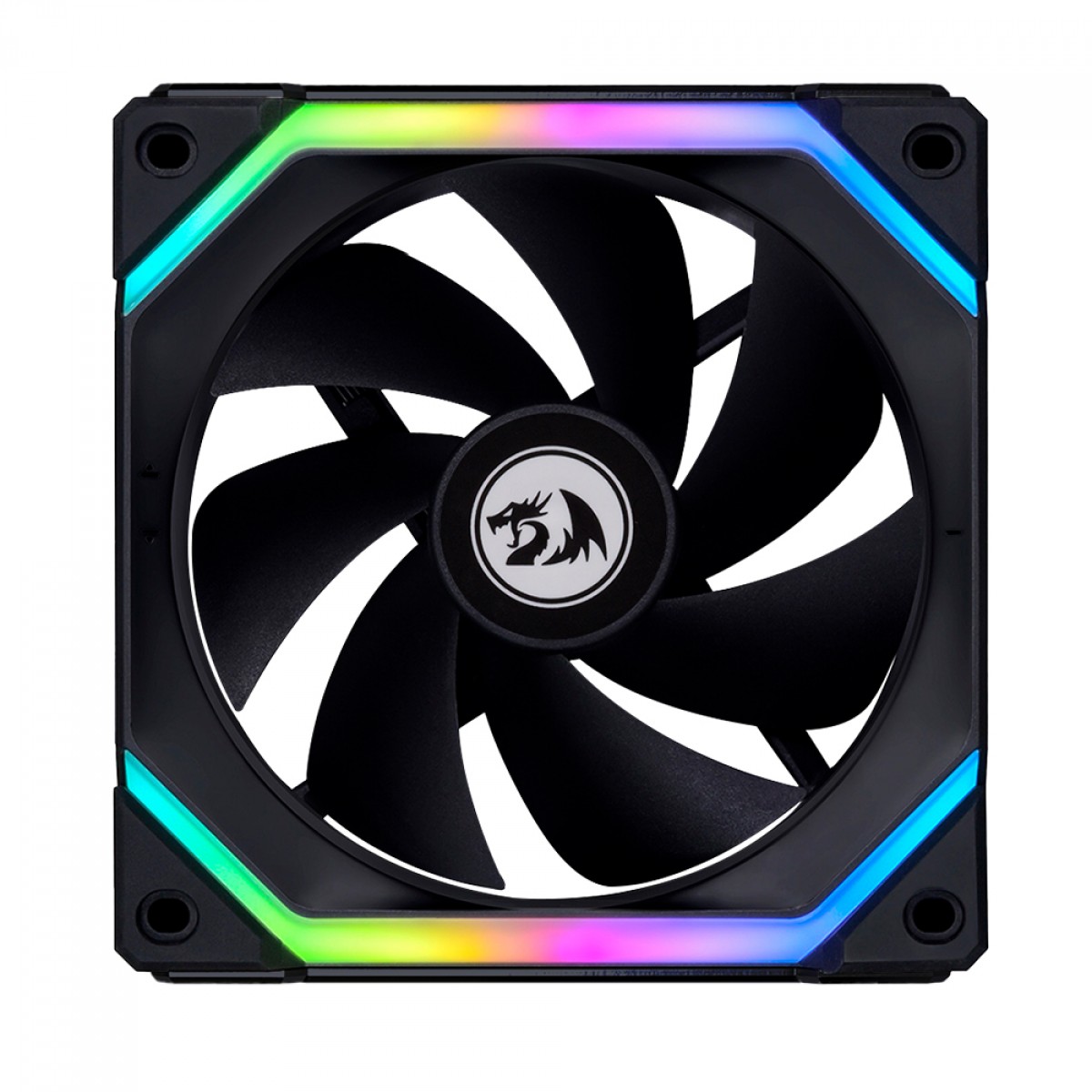 Kit Fan Com 3 Unidades Lian Li Uni Fan Redragon Spec, 120mm, ARGB, Black, UF-SL120-3B SI