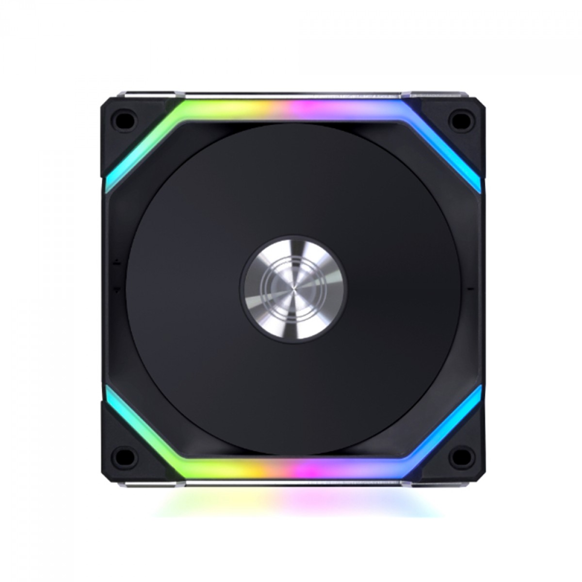 Kit Fan Com 3 Unidades Lian Li Uni Fan SL120 V2, RGB, 120mm, Black, Com Controladora, UF-SL120V2-3B