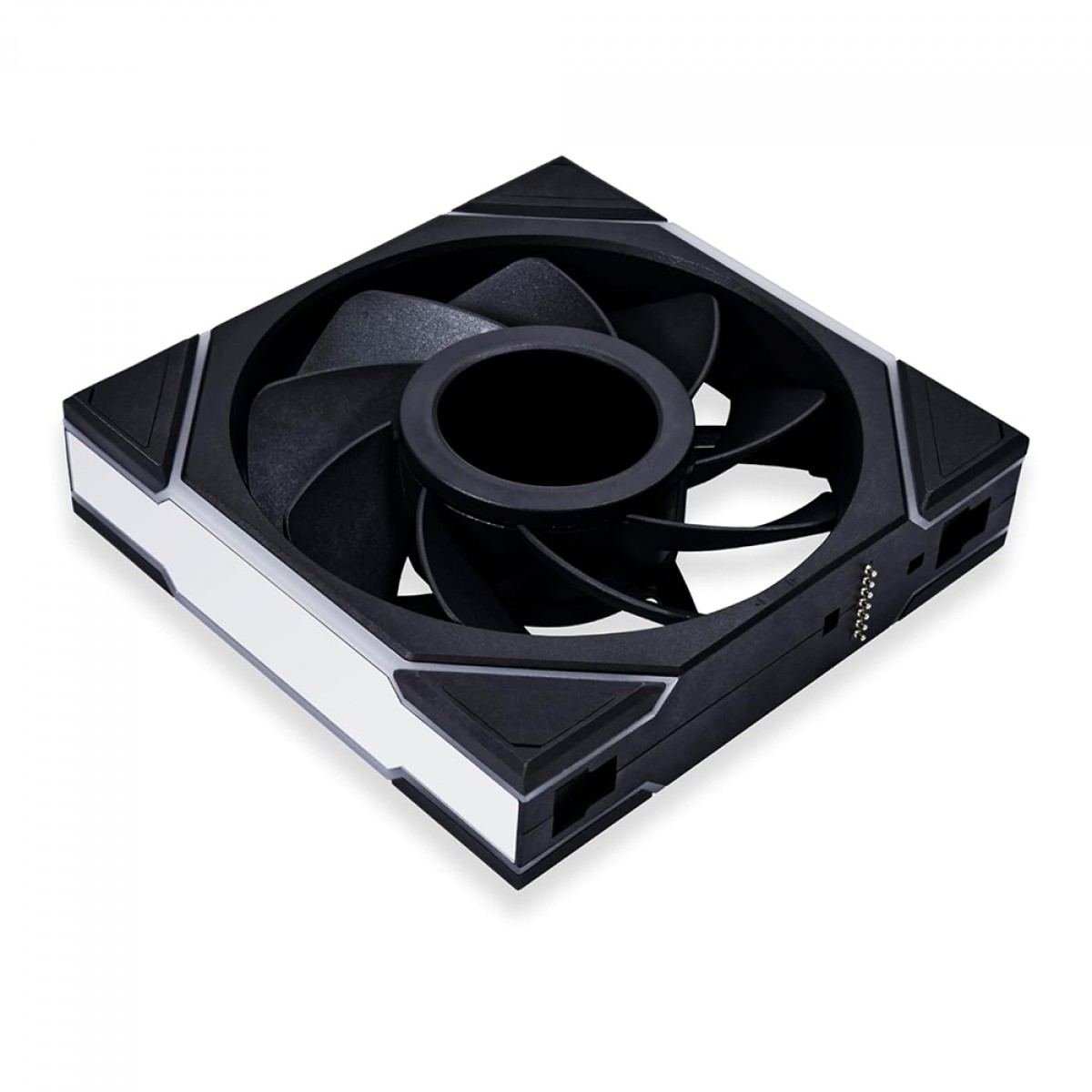 Kit Fan Com 3 Unidades Lian Li  Uni Fan TL LCD, RGB, 120mm, Reverse, 12RTLLCD3B Black