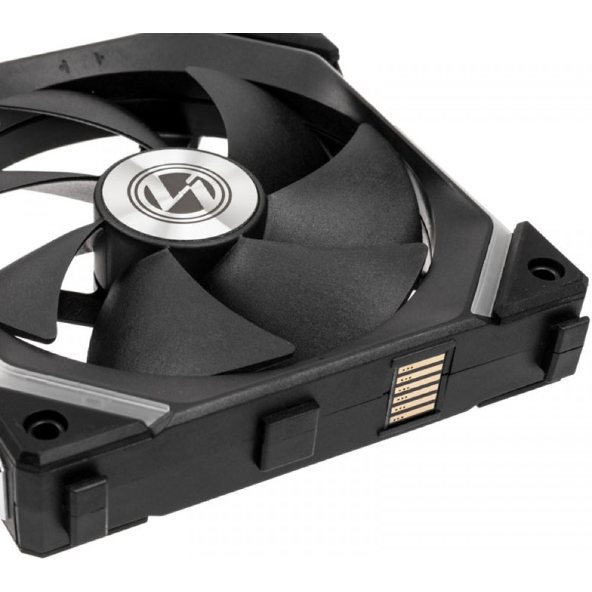 Kit Fan com 3 Unidades, Lian Li, Uni SL120, RGB, 120mm, Hidráulico, 1900RPM, Black, UF-SL120-3B
