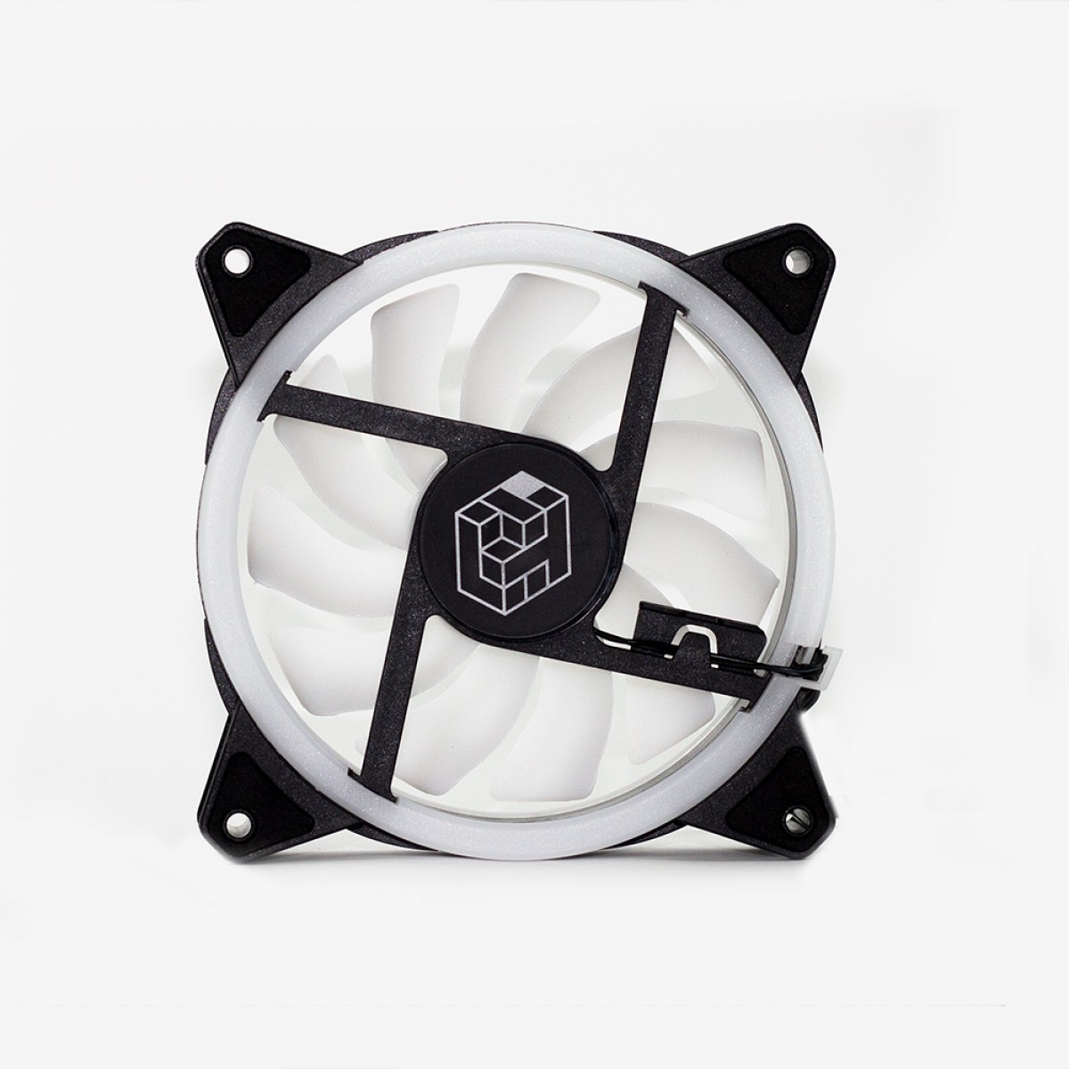 Kit Fan Com 3 Unidades Liketec Lighter RGB, 120mm, Black, Com Controladora