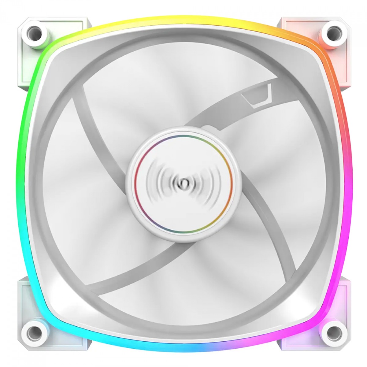 Kit Fan Com 3 Unidades Montech AX120 PWM, 120mm, White