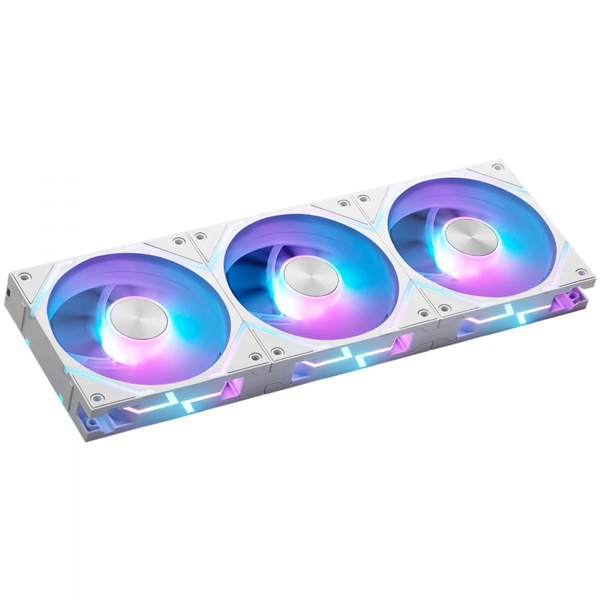 Kit Fan Com 3 Unidades MSI MPG EZ120, ARGB, 120mm, PWM, Branco