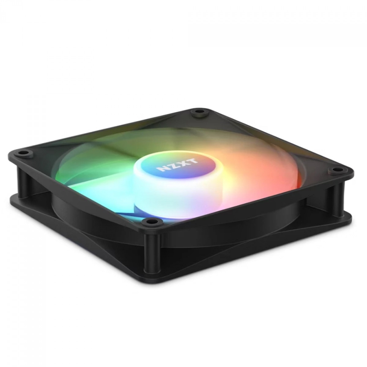 Kit Fan Com 3 Unidades NZXT F120 RGB Core, 120mm, Black, RF-C12TF-B1