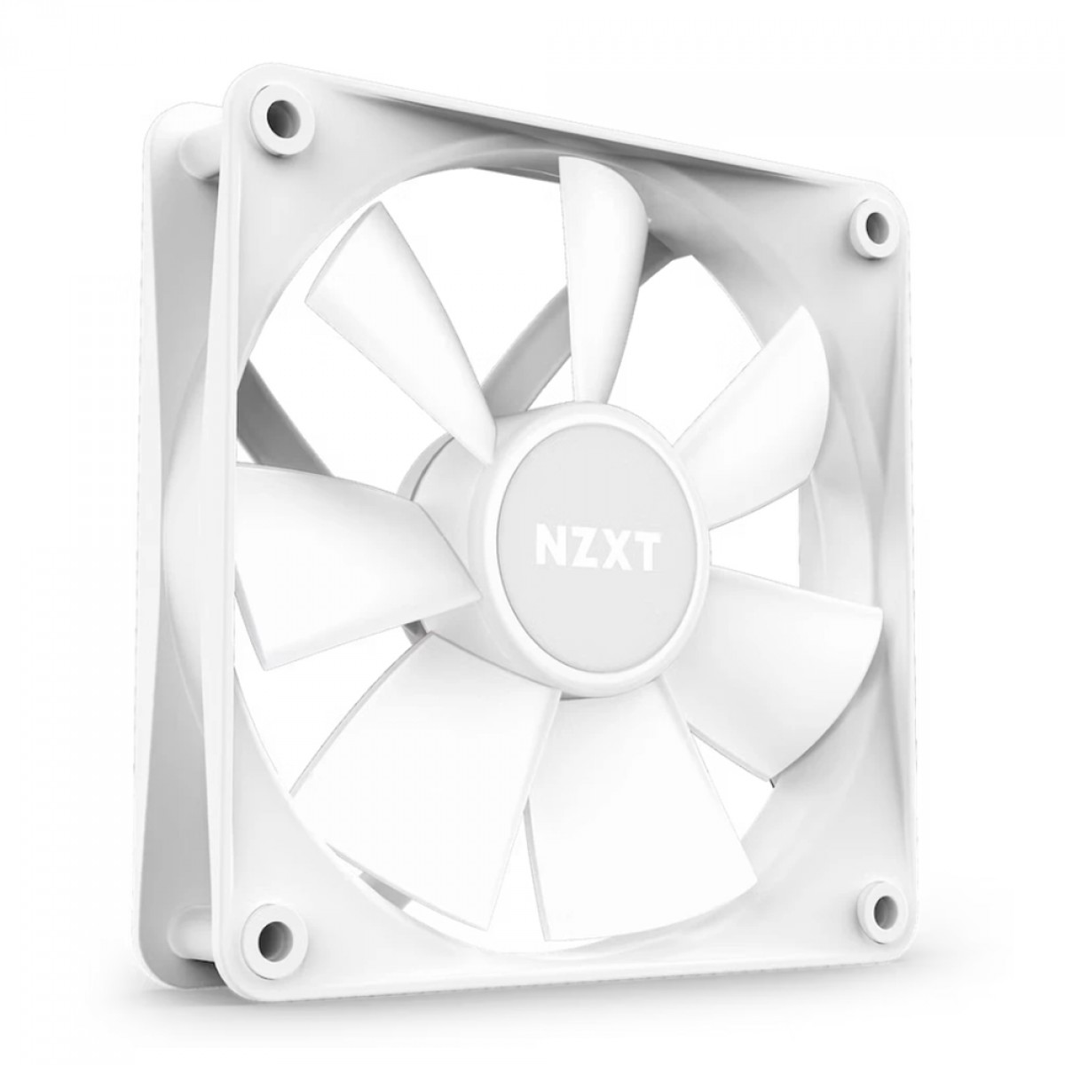 Kit Fan Com 3 Unidades NZXT F120 RGB Core, 120mm, White, RF-C12TF-W1