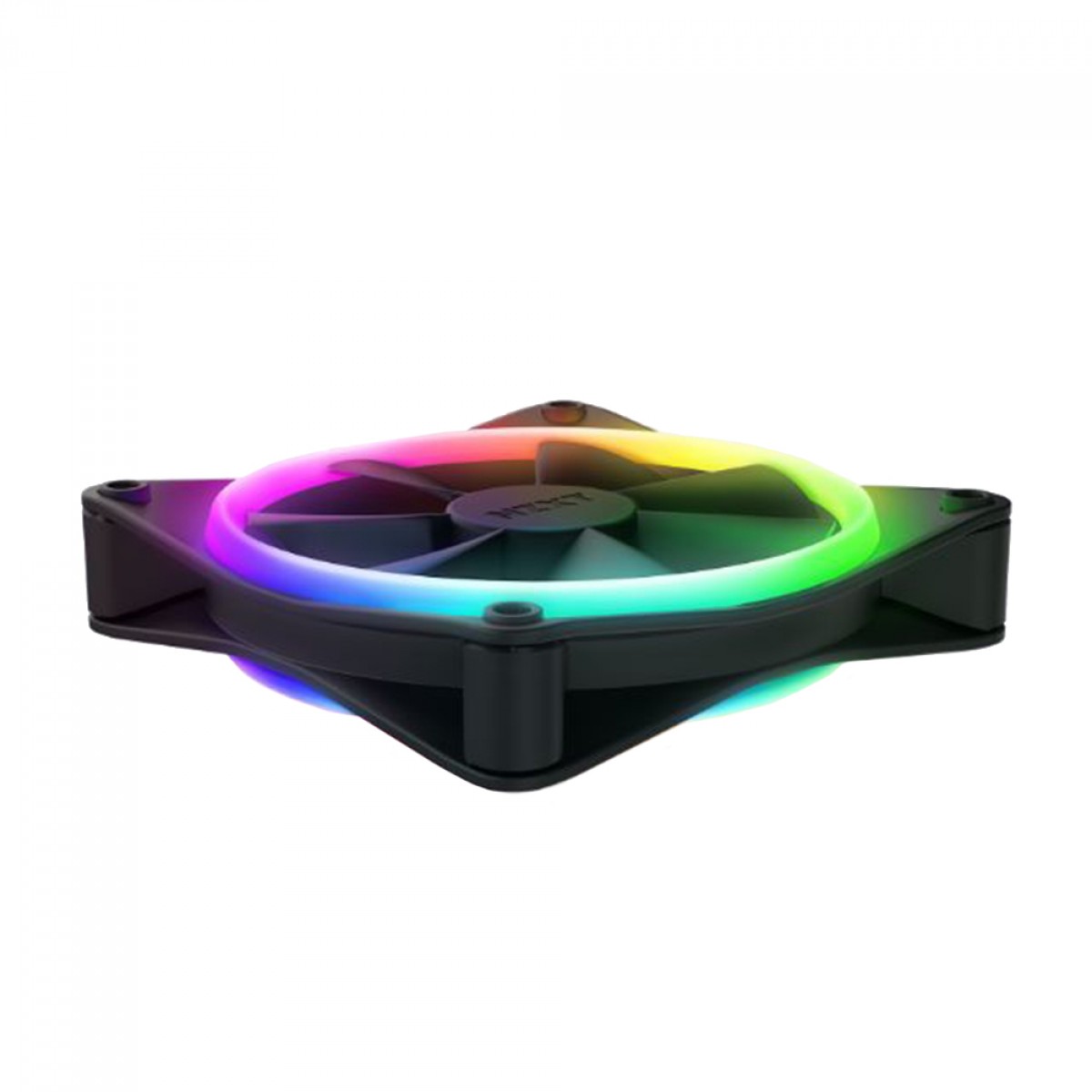Kit Fan Com 3 Unidades NZXT F120RGB DUO, RGB, 120mm, Black, Com Controlador, RF-D12TF-B1