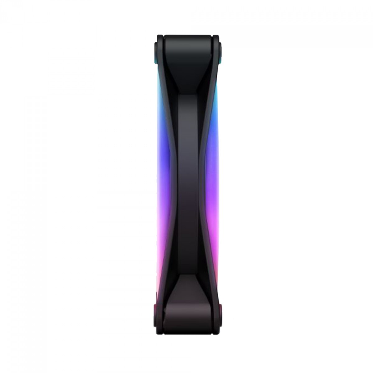 Kit Fan Com 3 Unidades NZXT F120RGB DUO, RGB, 120mm, Black, Com Controlador, RF-D12TF-B1