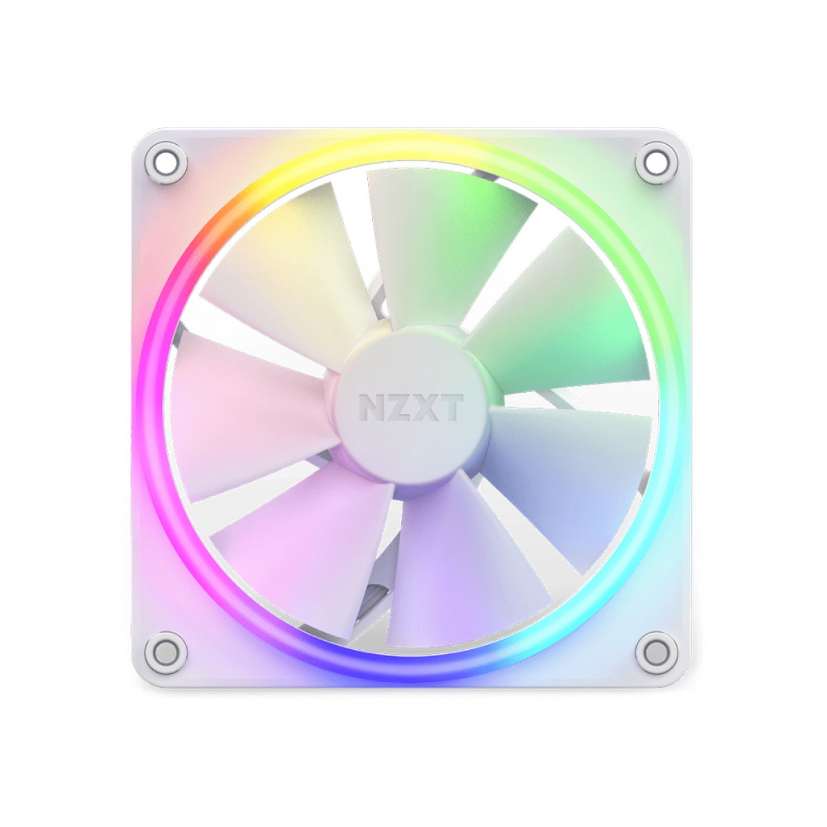 Kit Fan Com 3 Unidades NZXT F120RGB DUO, RGB, 120mm, White