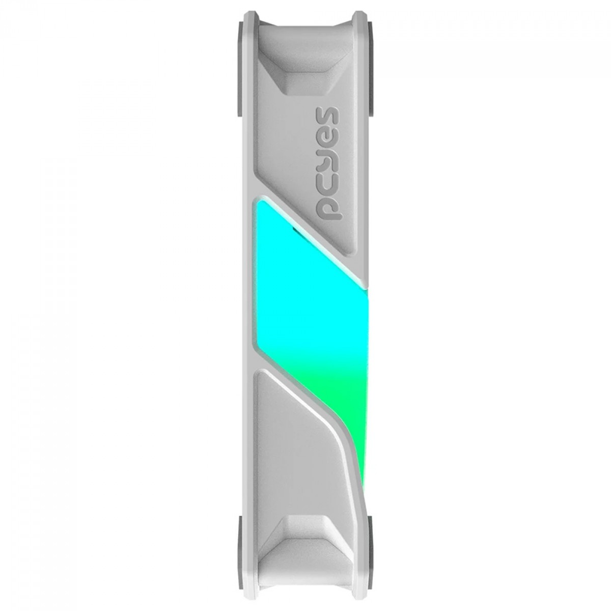Kit Fan Com 3 Unidades PCYes Sangue Frio 3 ARGB White Ghost, Reverse, 120mm, Branco, K3ARGBSF3WGRVBR