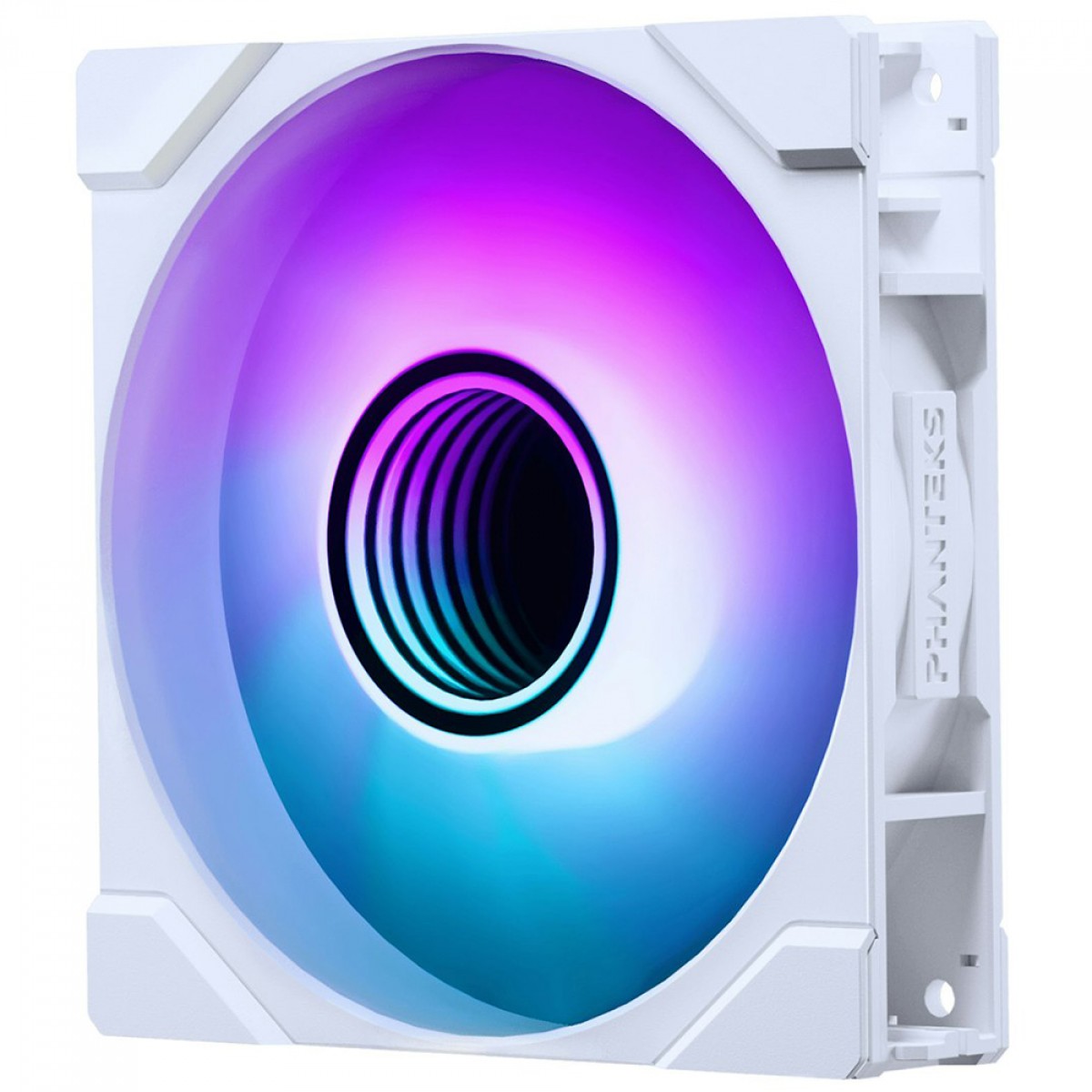 Kit Fan Com 3 Unidades Phanteks M25 Gen 2 D-RGB, 120mm, PWM, Branco, PH-F120M25_G2_DWT01_3P