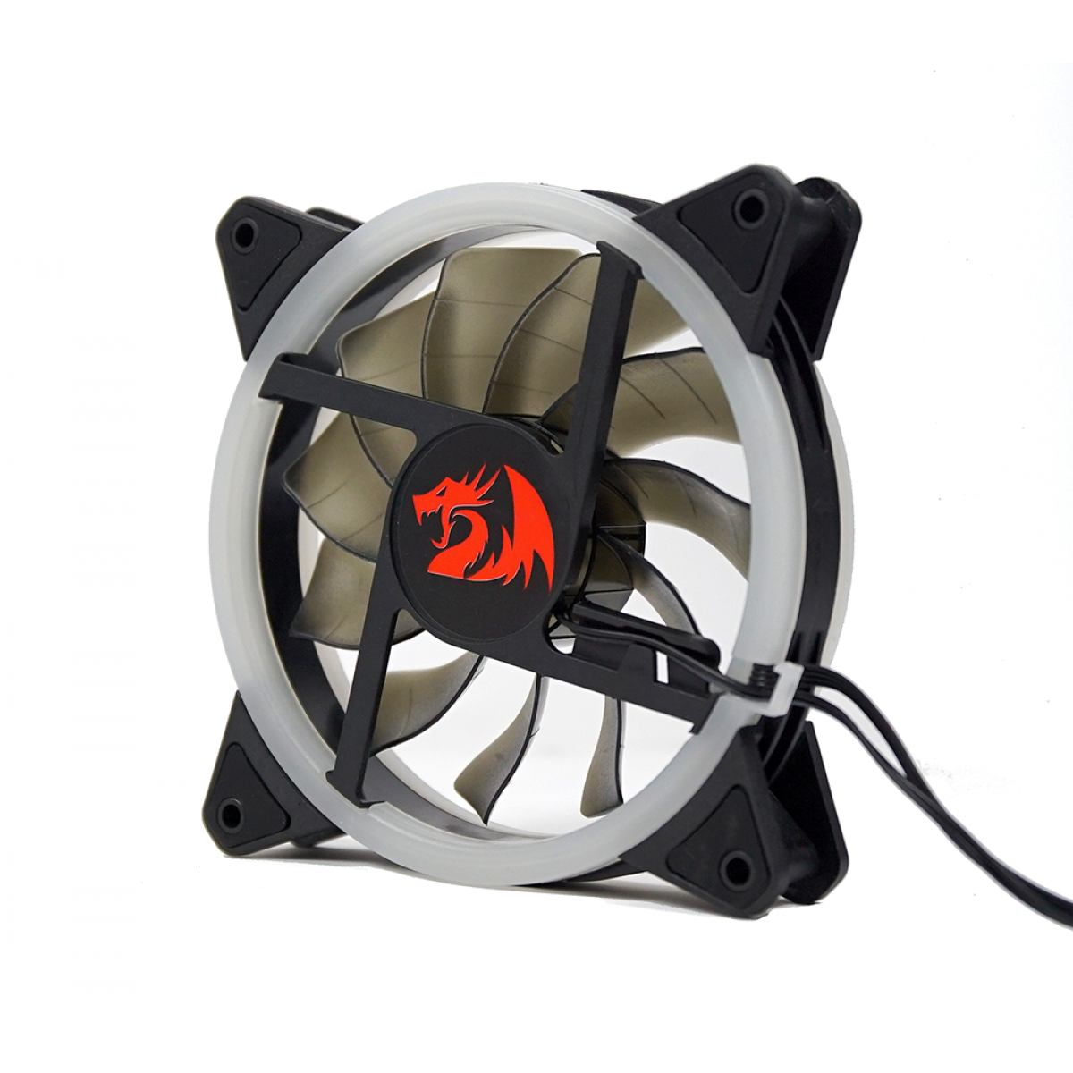 Kit Fan com 3 Unidades Redragon GC-F011, RGB, 120mm, Com Controladora, GC-F011