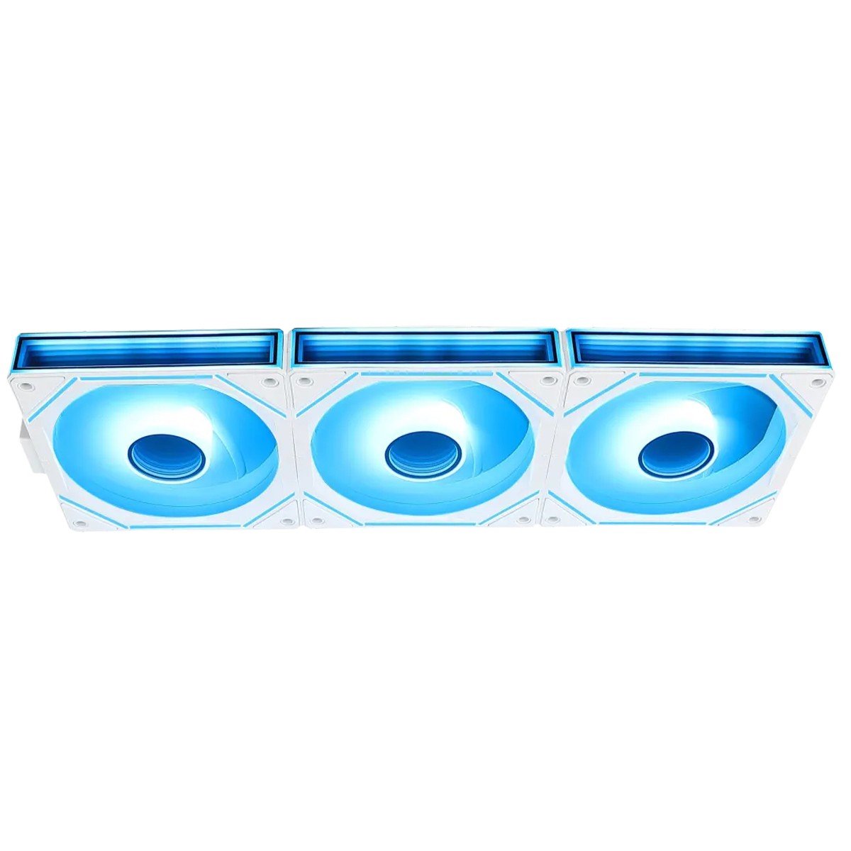 Kit Fan Com 3 Unidades Rise Mode Magneto Pro Reverse, ARGB, 120mm, PWM, Branco, RM-MAPRO-ARGB-W-RV