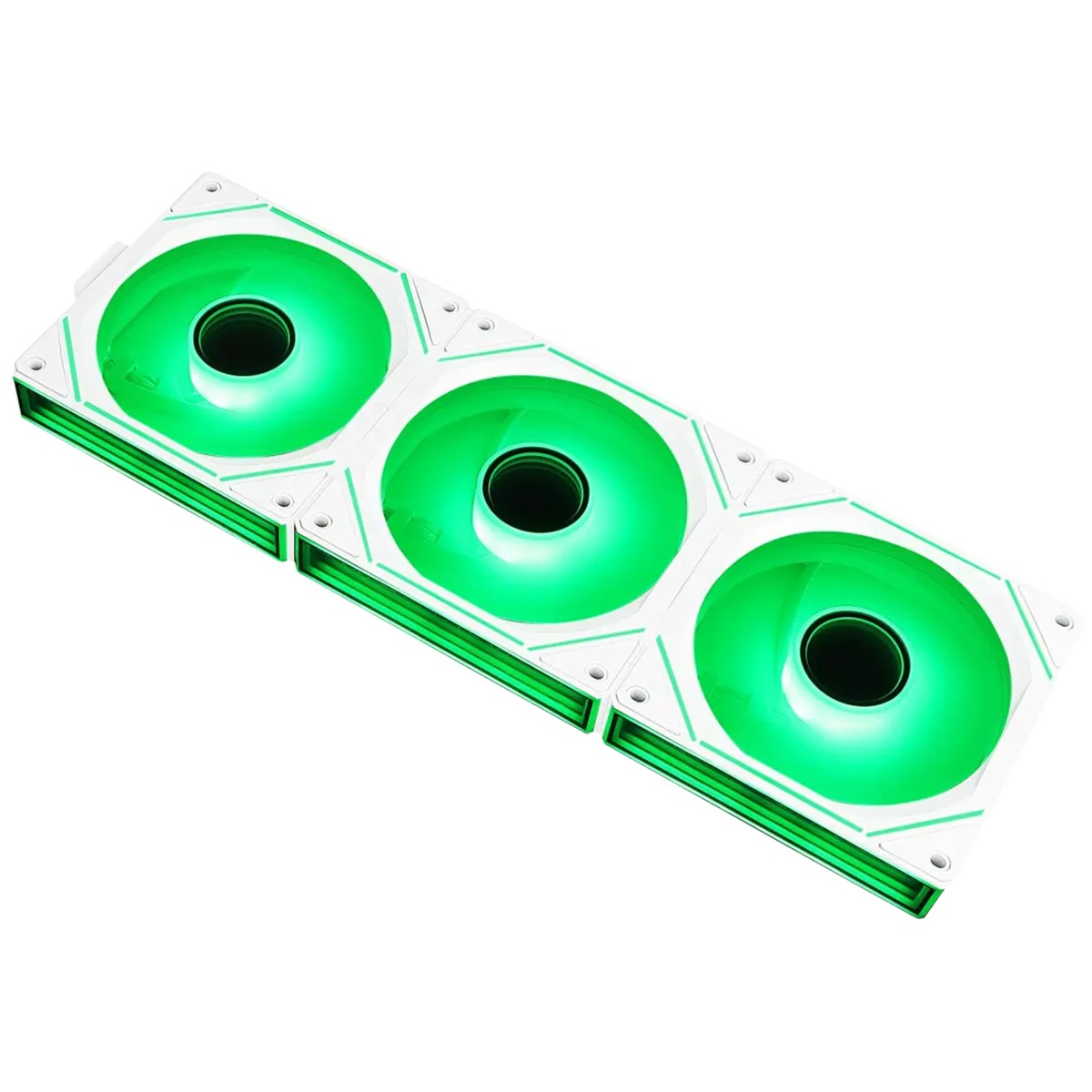 Kit Fan Com 3 Unidades Rise Mode Magneto Pro Reverse, ARGB, 120mm, PWM, Branco, RM-MAPRO-ARGB-W-RV