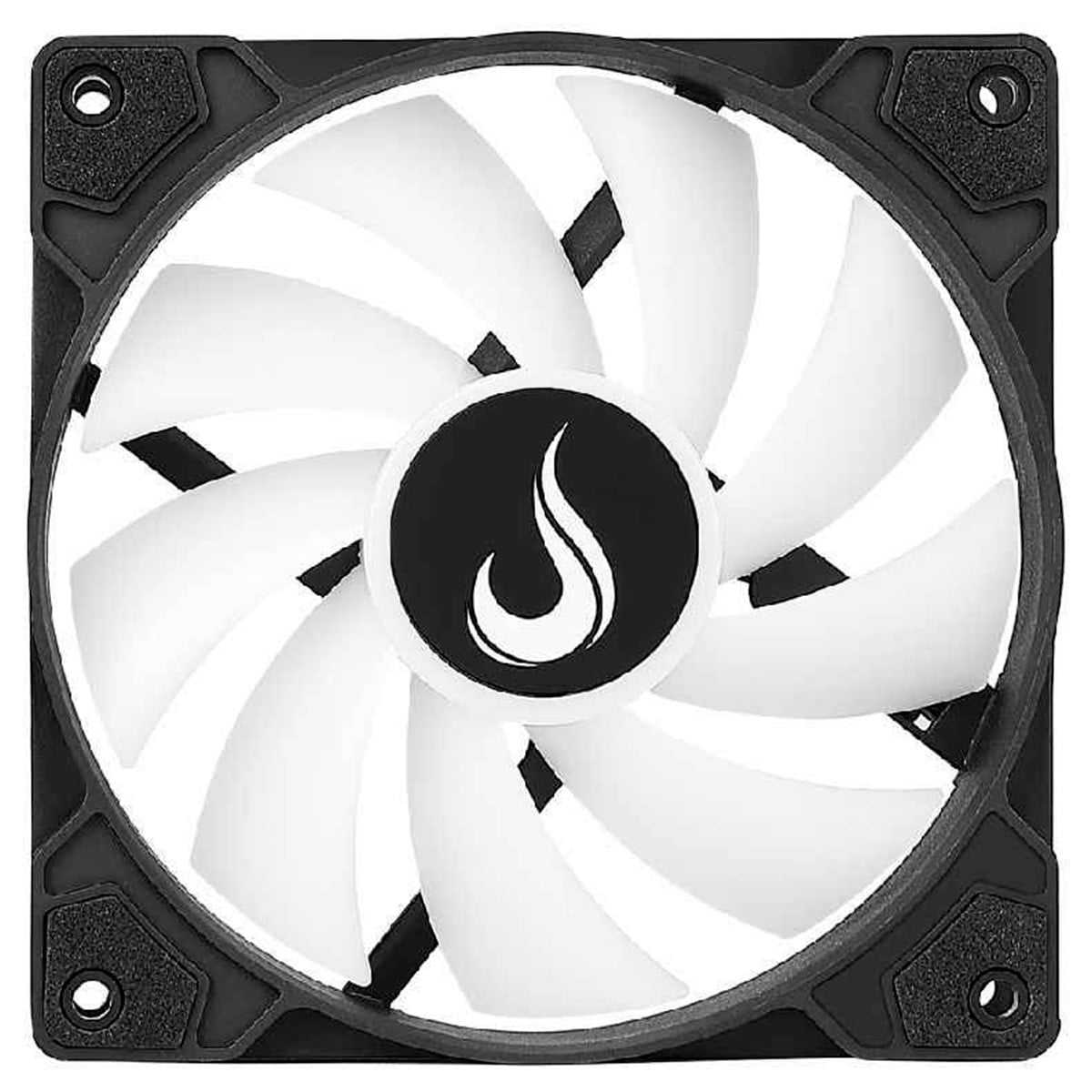 Kit Fan com 3 Unidades Rise Mode X, 3x120mm, RGB Rainbow, 1200 RPM, Preto, RM-XLD-01-RBW