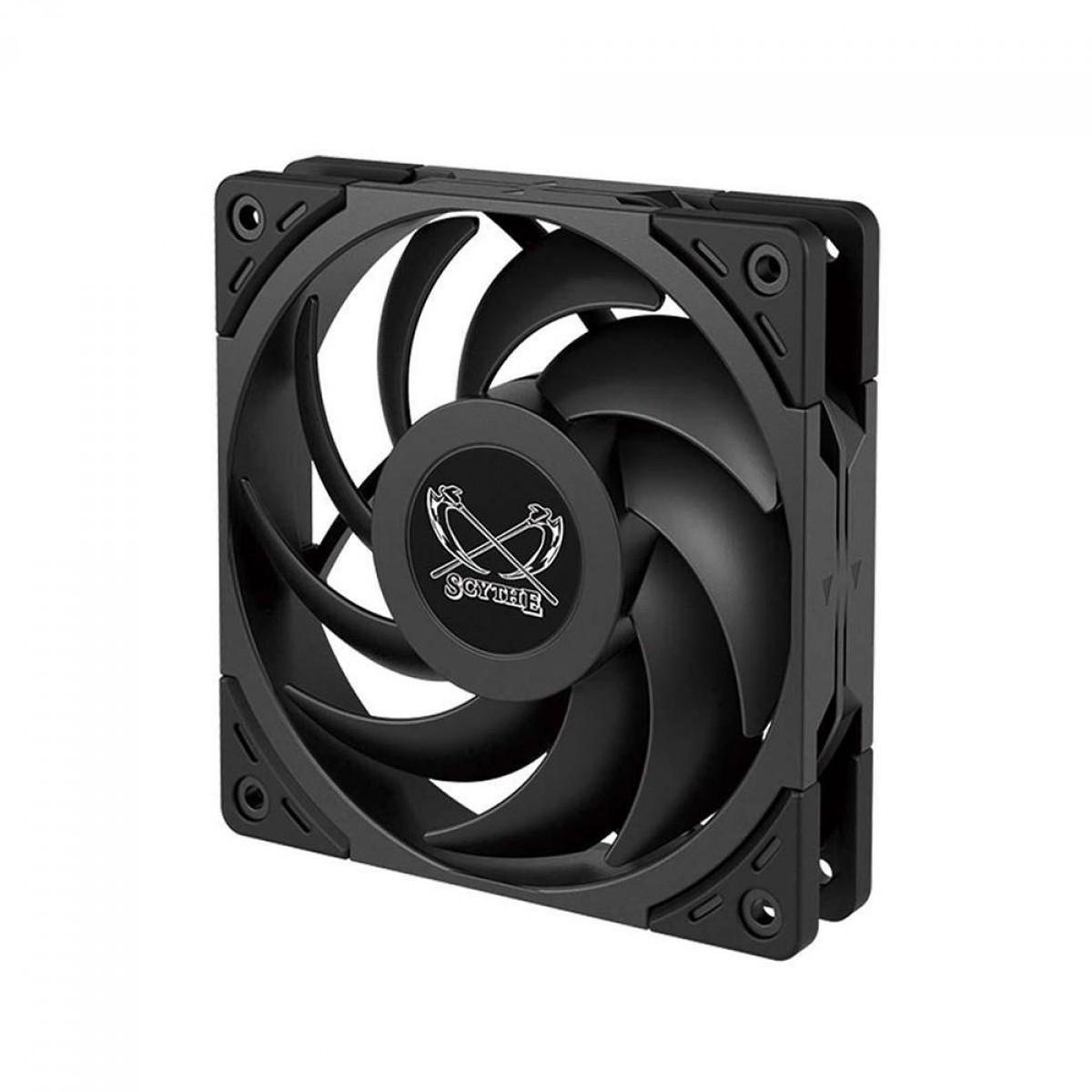 Kit Fan Com 3 Unidades Scythe Wonder Tornado, 120mm, Preto, WT1225FD20X3-P