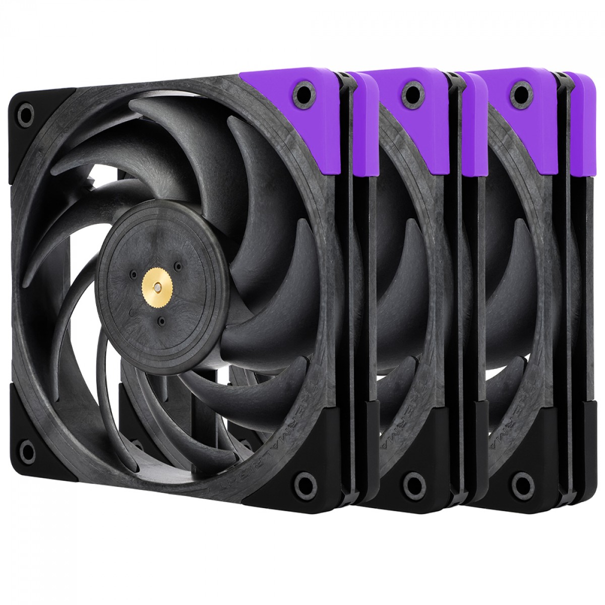 Kit Fan Com 3 Unidades Thermalright TL-B12 EXTREM LCP 3, 120mm, PWM, Preto